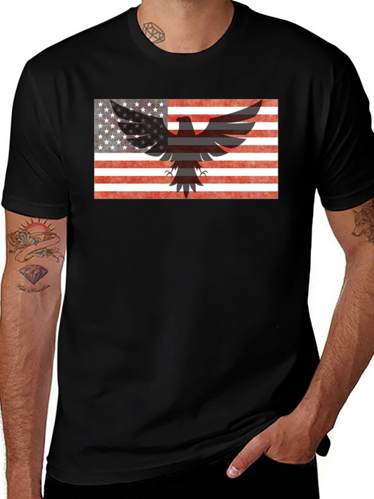 American Eagle Flag Graphic T-Shirt - Patriotic Pride