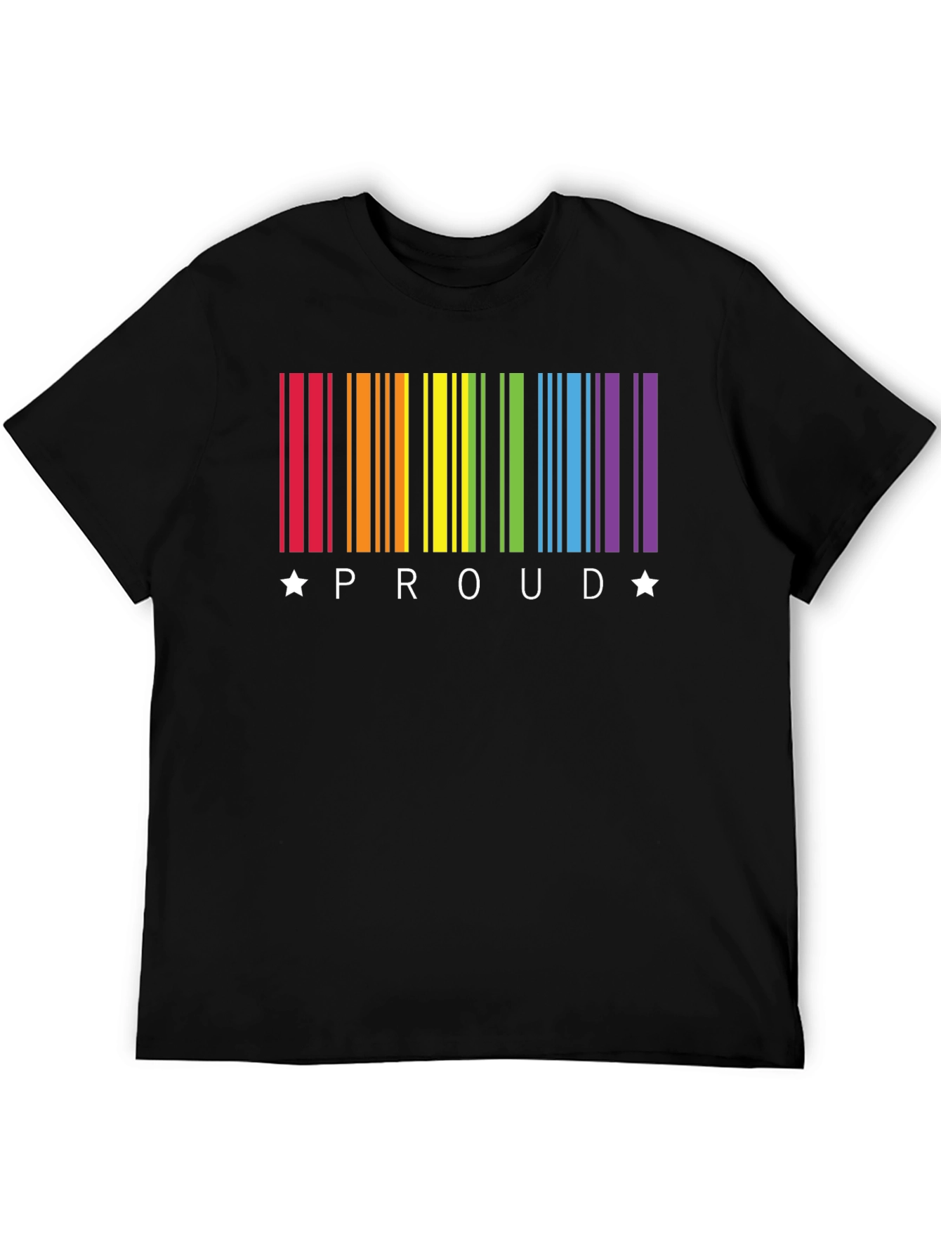 Pride Rainbow Barcode T-Shirt