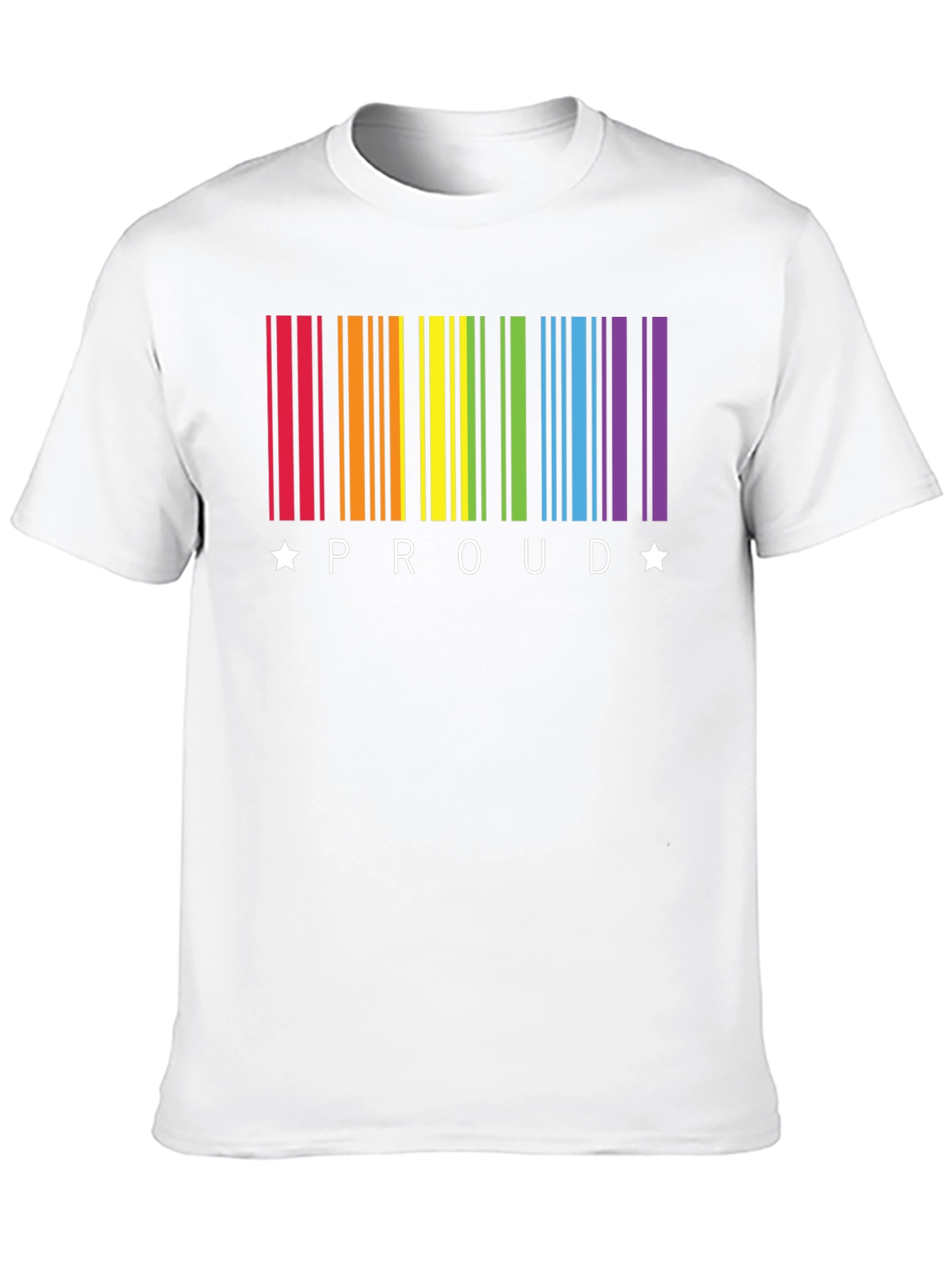 Pride Rainbow Barcode T-Shirt