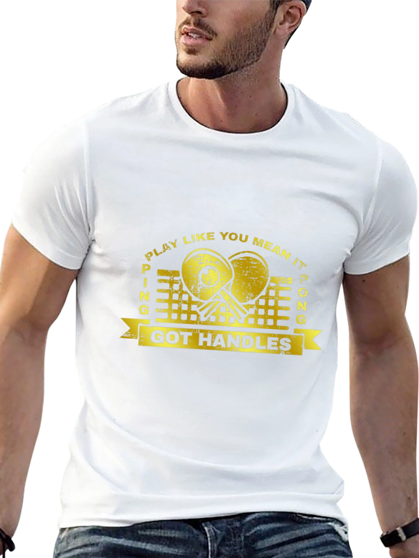 Play Ping Pong T-Shirt - Got Handles Graphic Tee