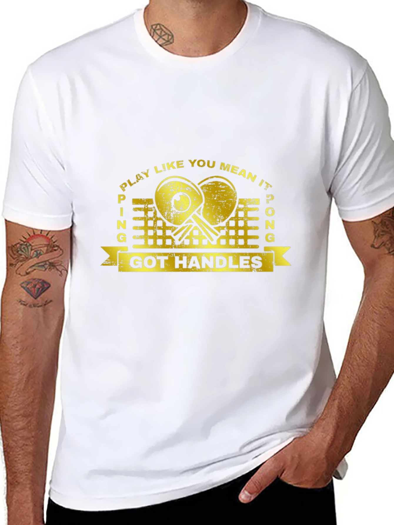 Play Ping Pong T-Shirt - Got Handles Graphic Tee