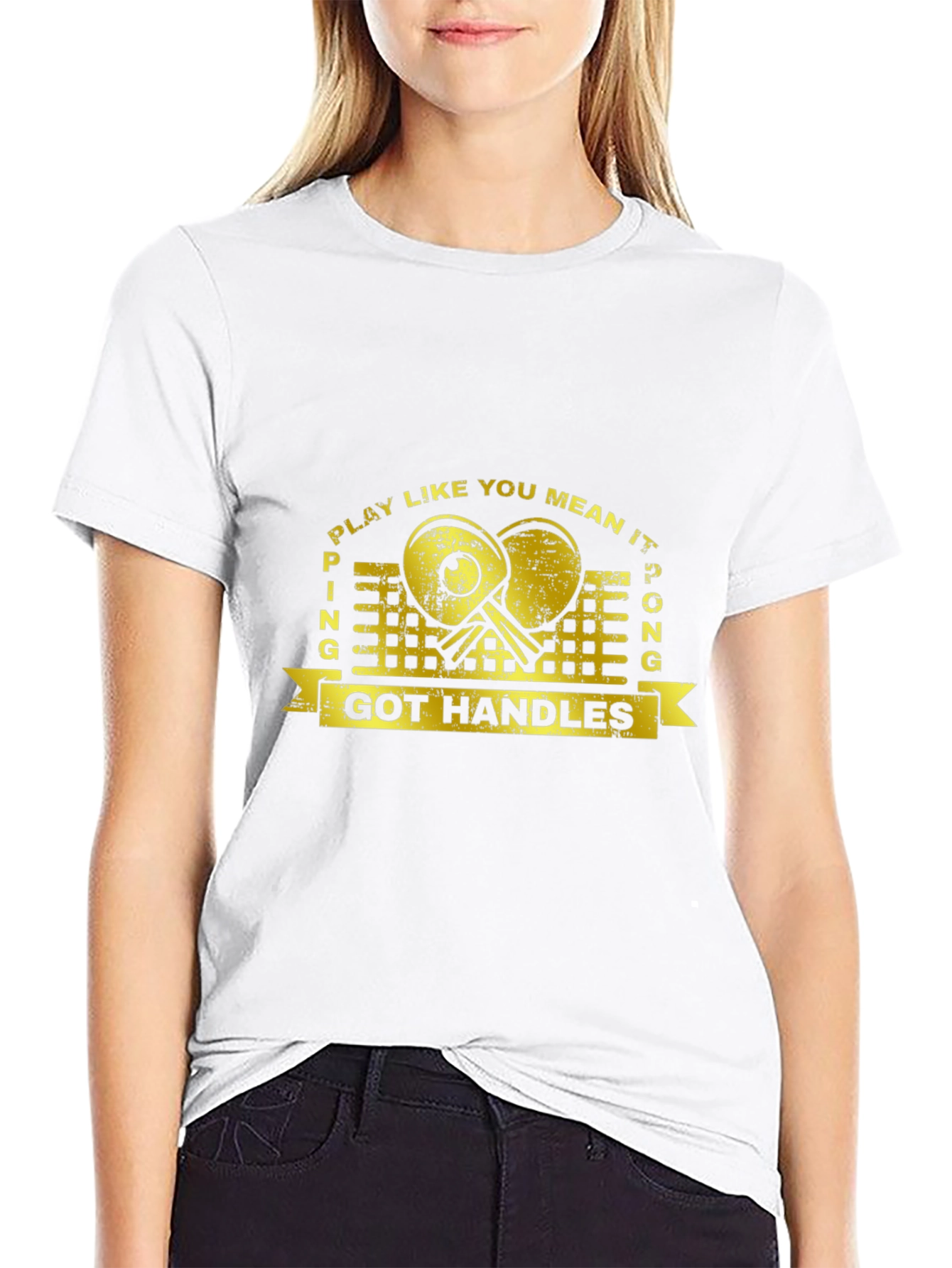 Play Ping Pong T-Shirt - Got Handles Graphic Tee