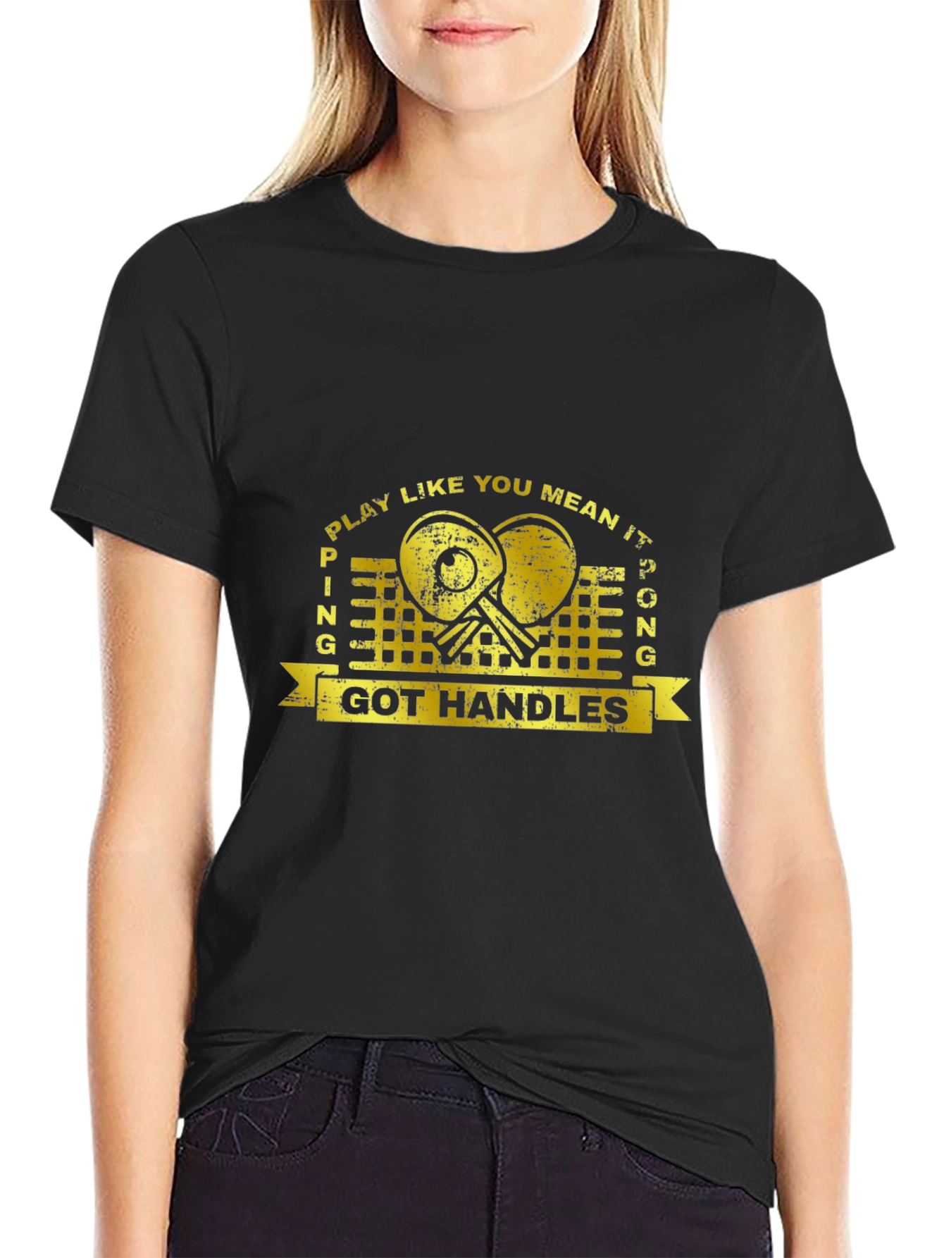 Play Ping Pong T-Shirt - Got Handles Graphic Tee