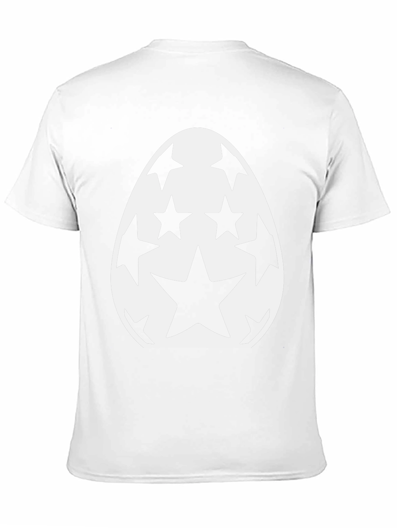 Star Egg Graphic T-Shirt - Black