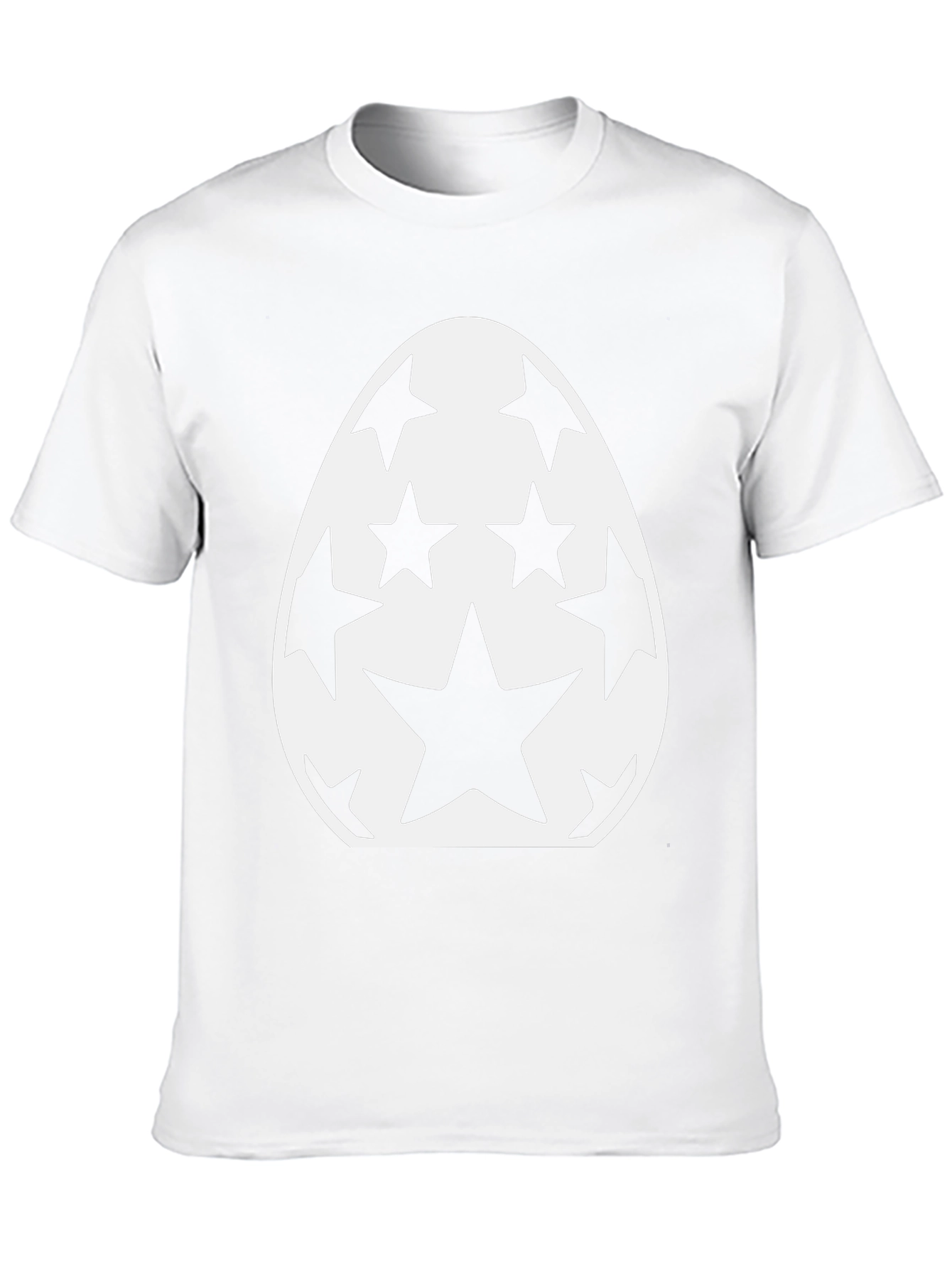 Star Egg Graphic T-Shirt - Black