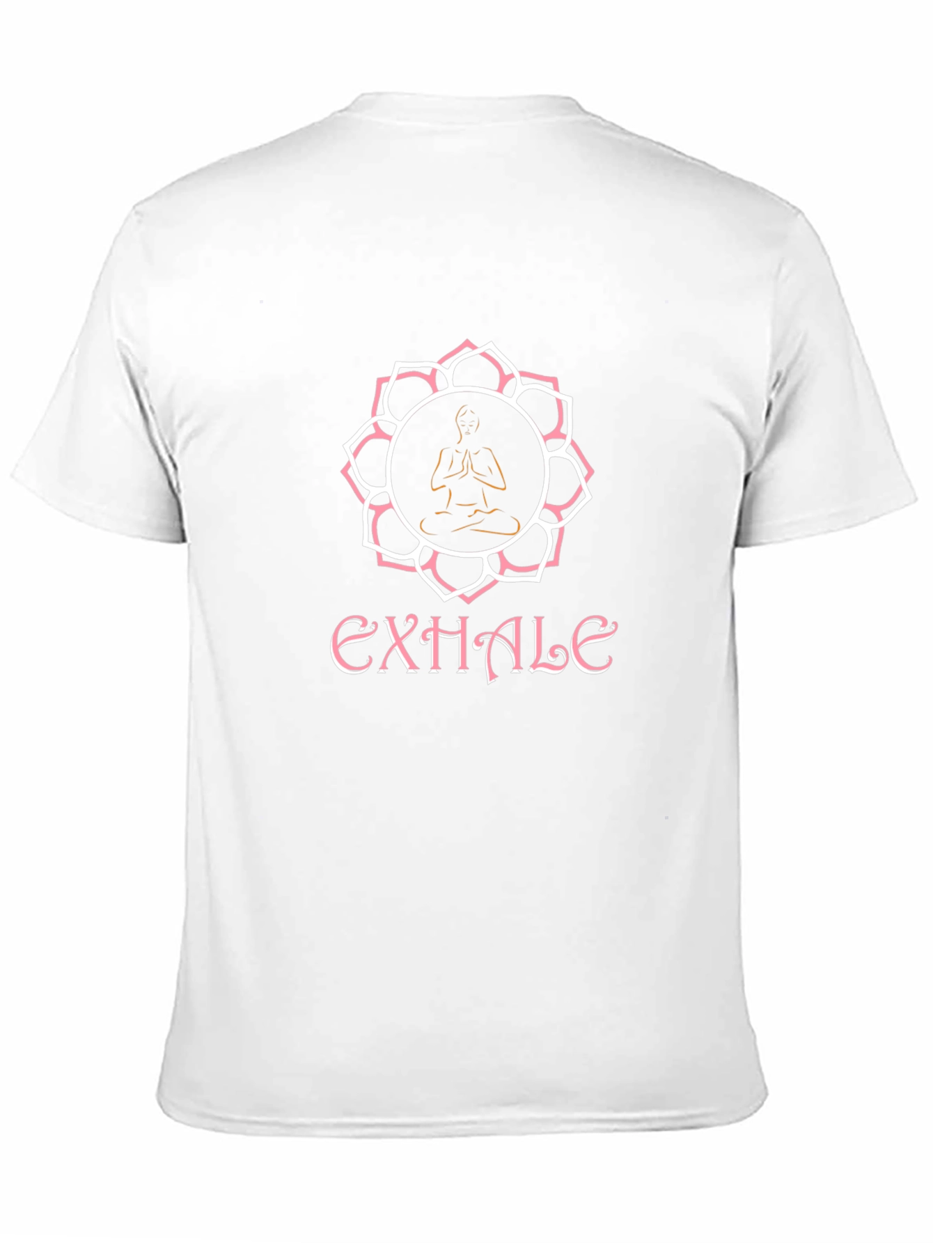 Exhale Yoga Black Tee - Meditative Comfort