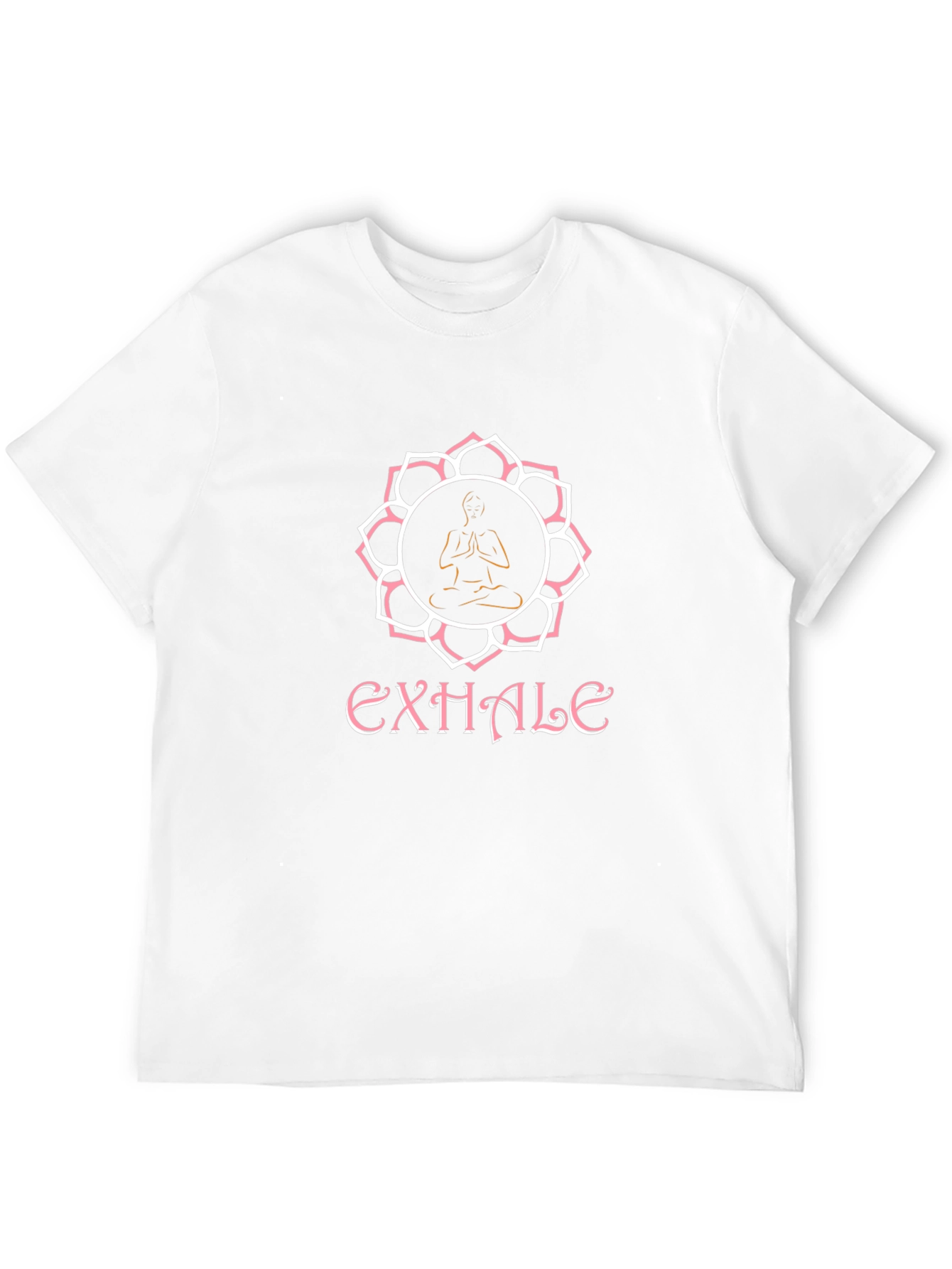 Exhale Yoga Black Tee - Meditative Comfort