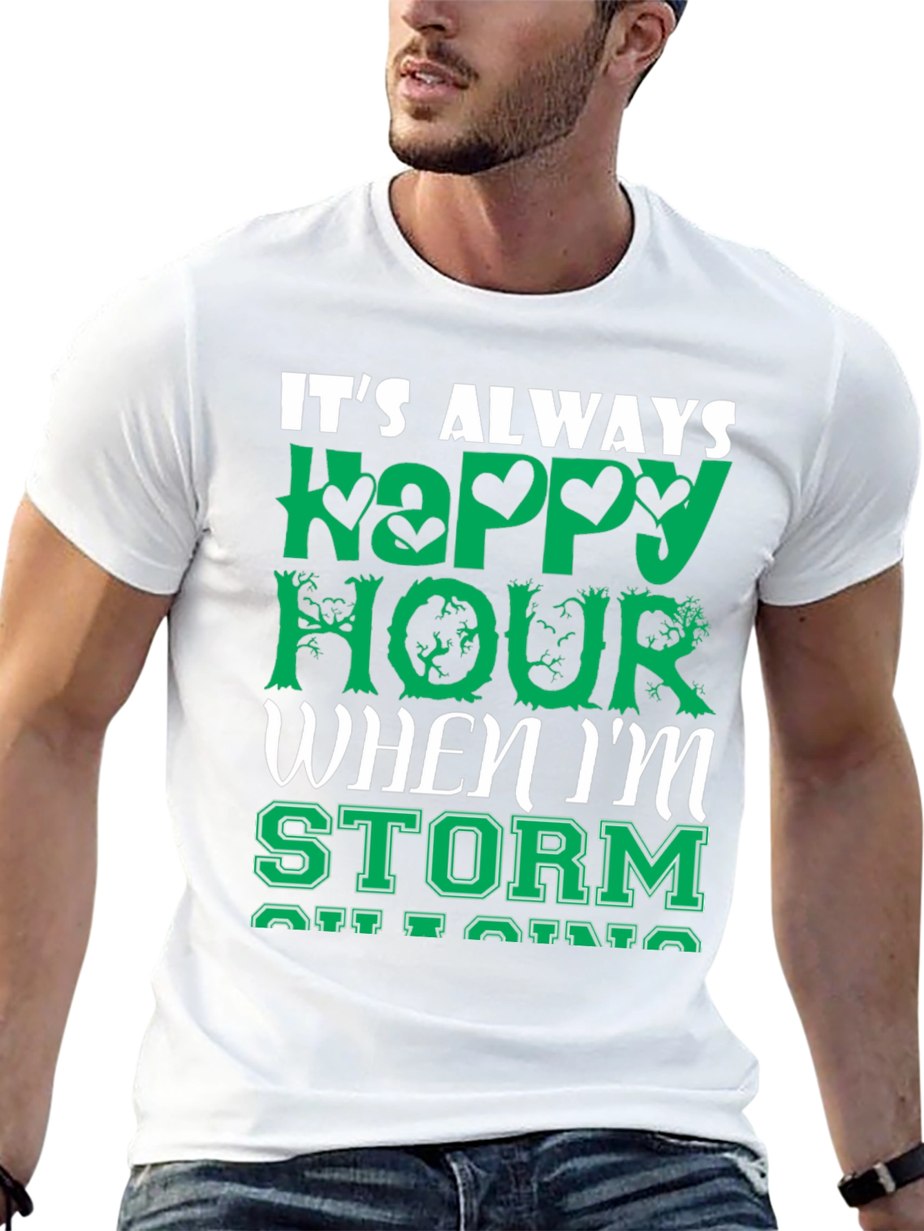 Its Always Happy Hour Funny Graphic Tee