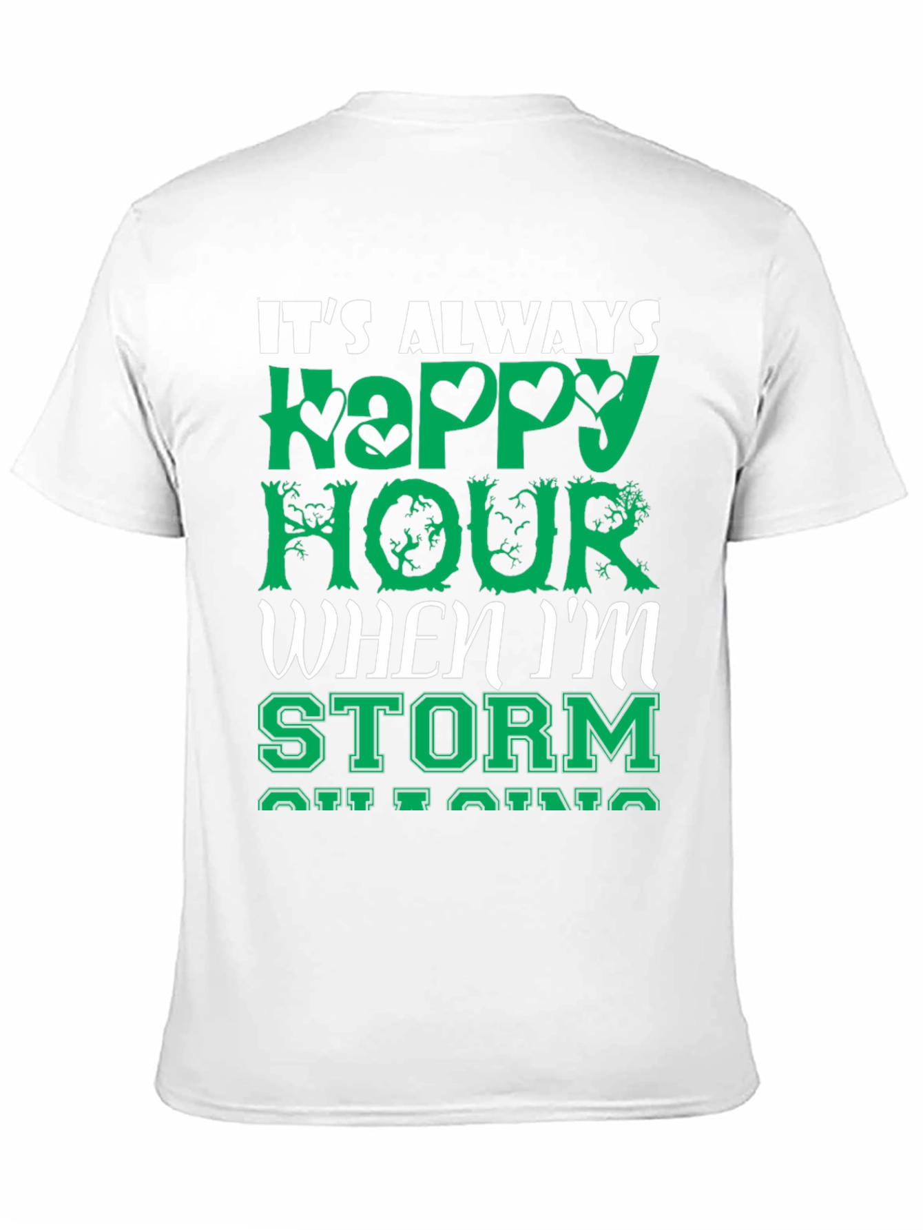 Its Always Happy Hour Funny Graphic Tee
