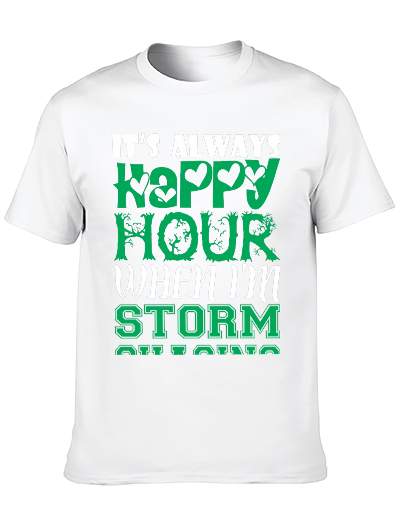 Its Always Happy Hour Funny Graphic Tee