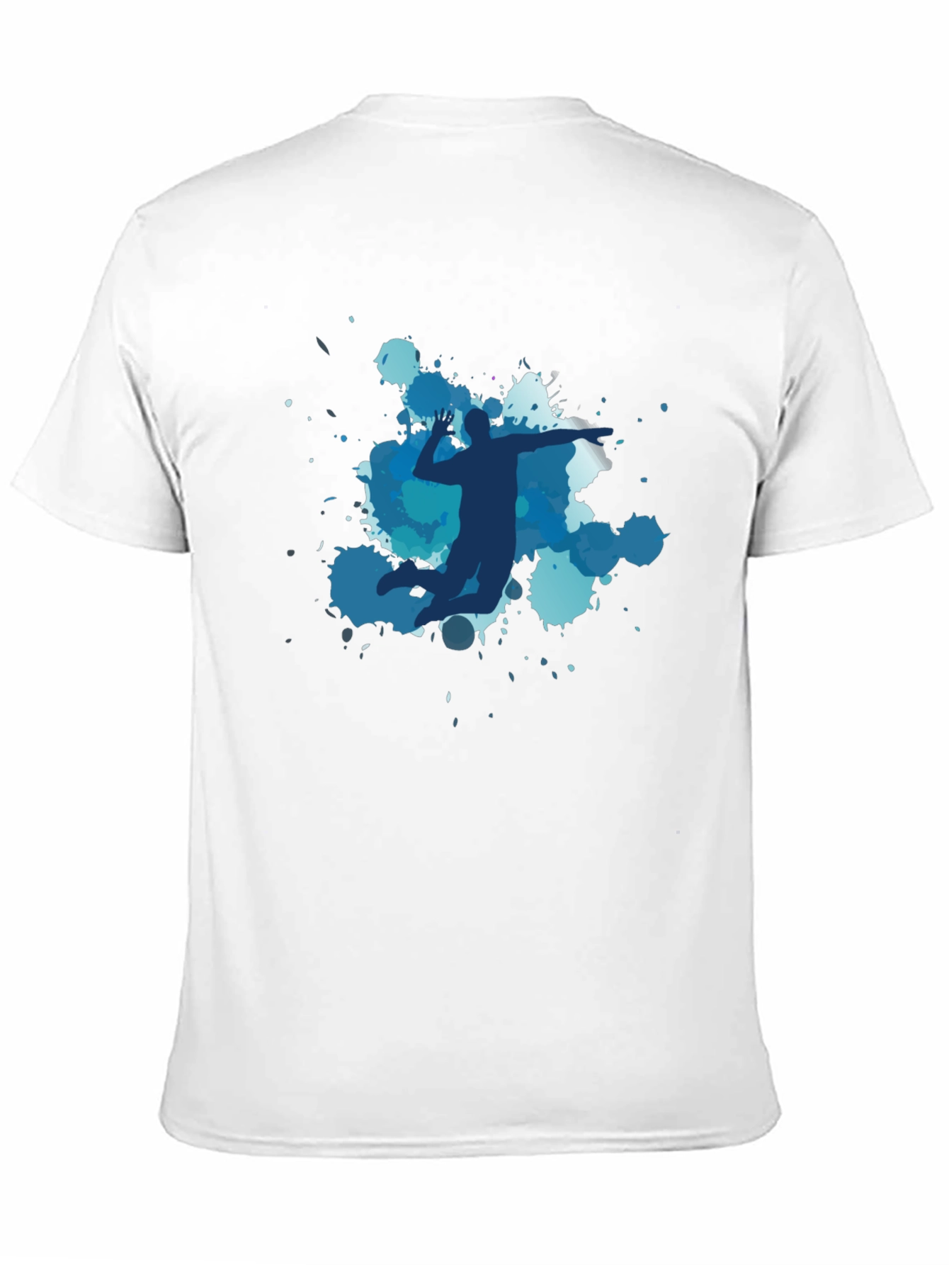 Volleyball Player Graphic Black Tee