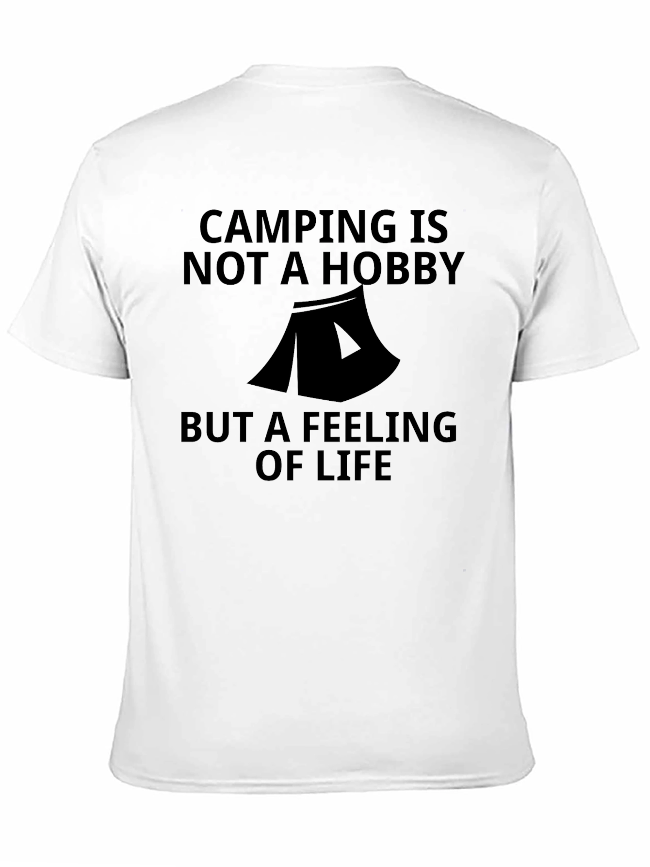 Camping is Not A Hobby Black T-Shirt