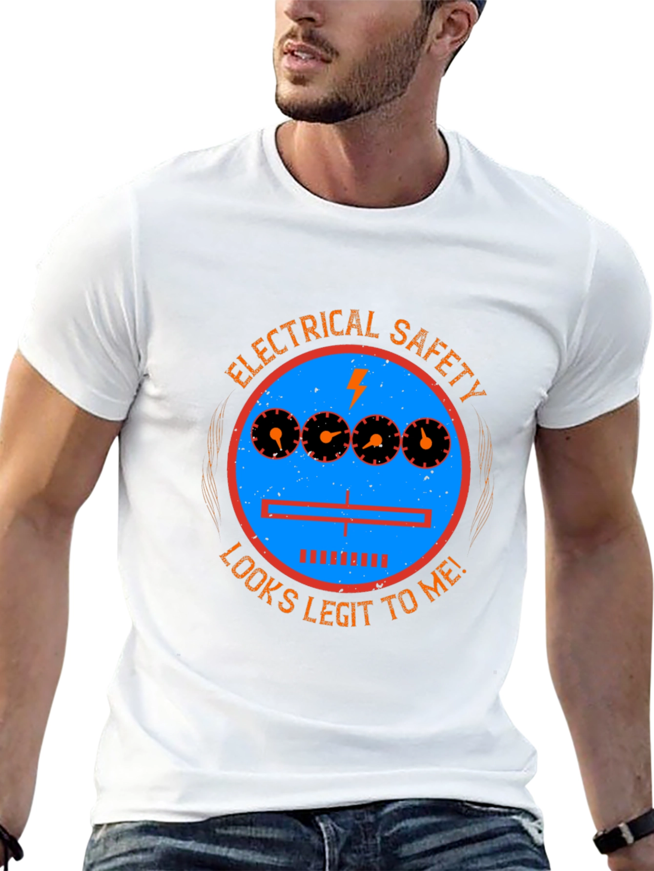 Electrical Safety Looks Legit Graphic Tee