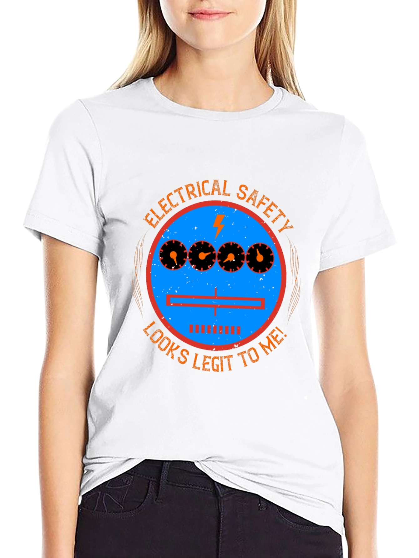 Electrical Safety Looks Legit Graphic Tee