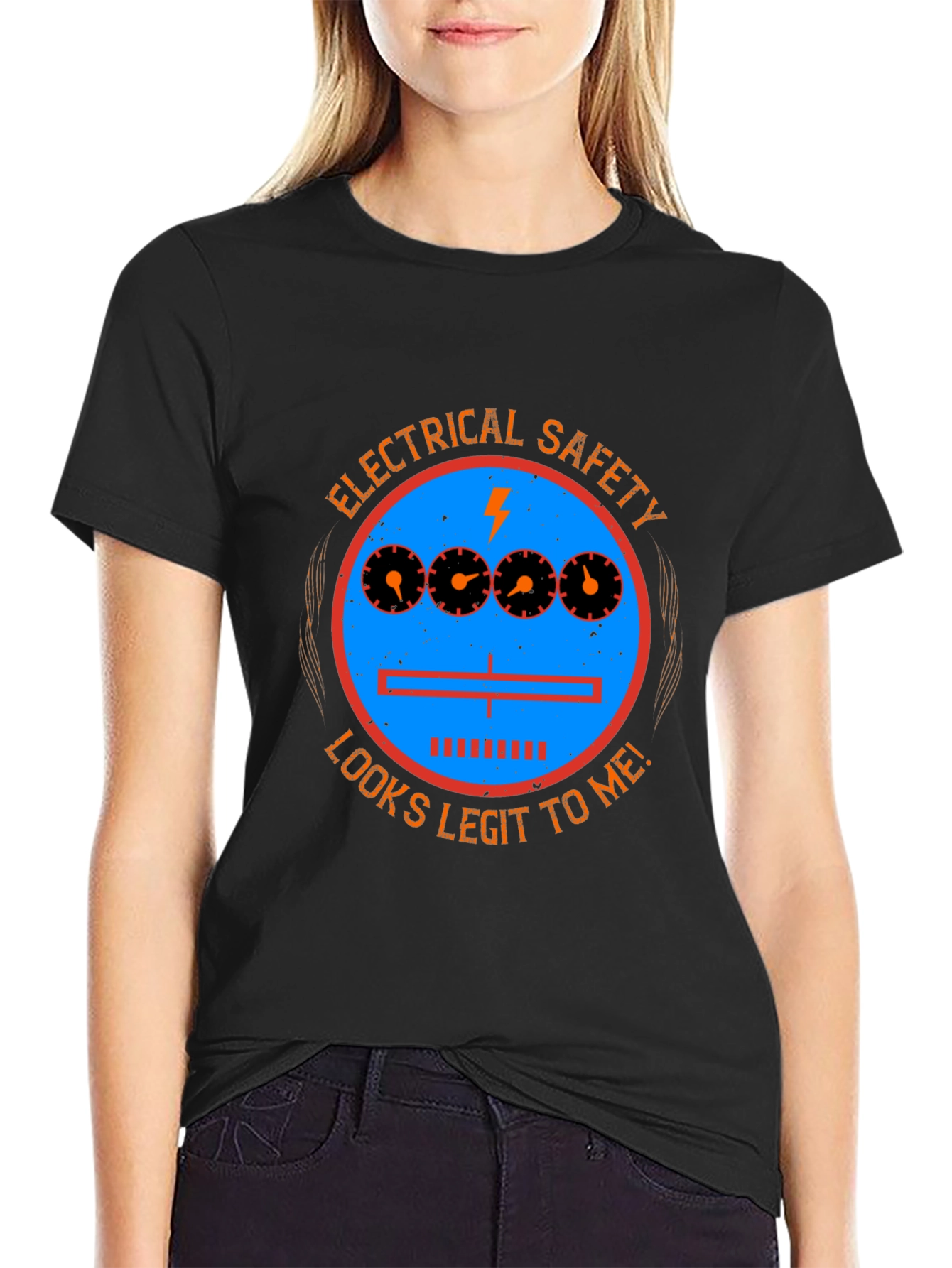 Electrical Safety Looks Legit Graphic Tee