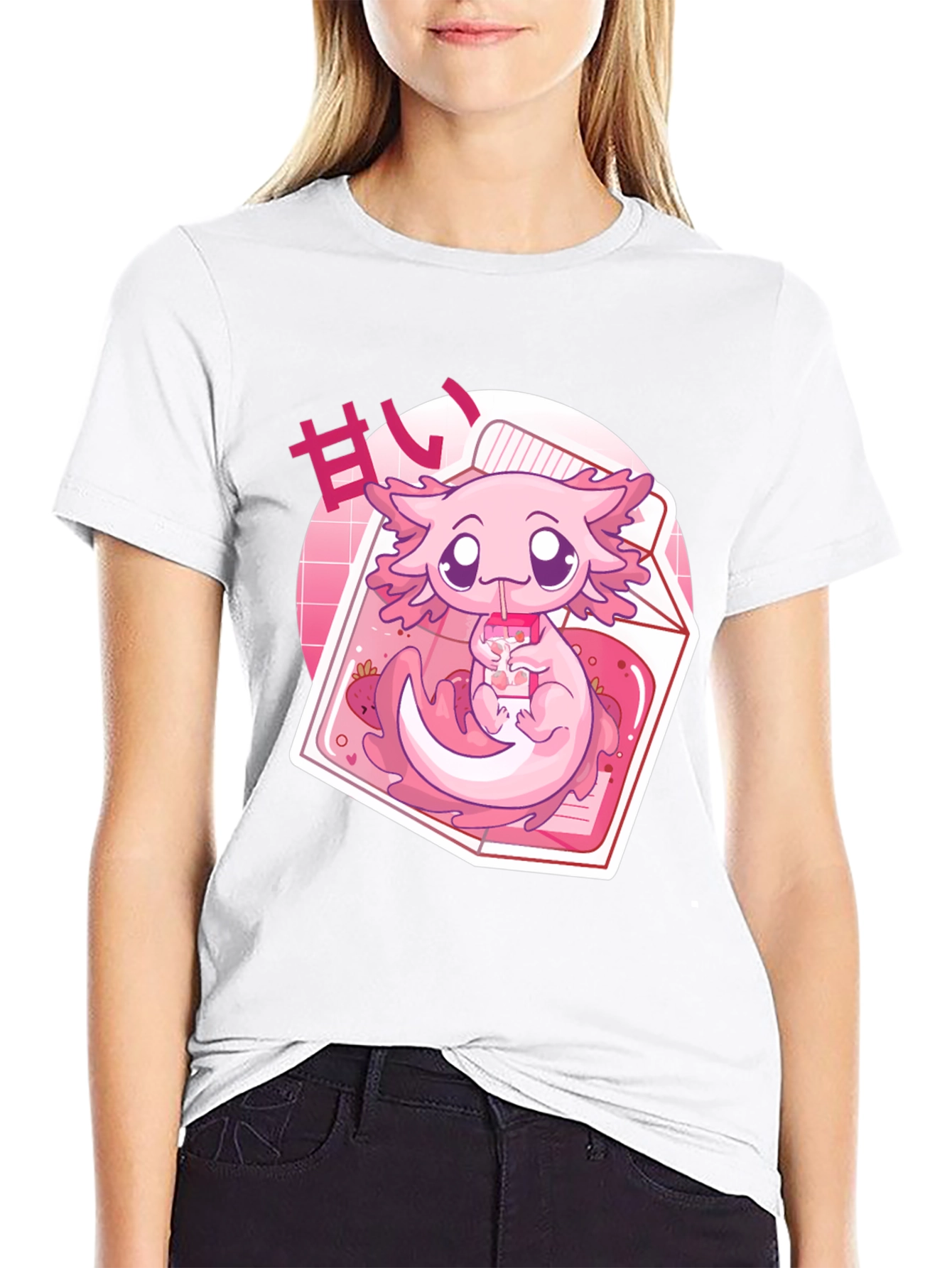 Cute Axolotl Kawaii T-Shirt