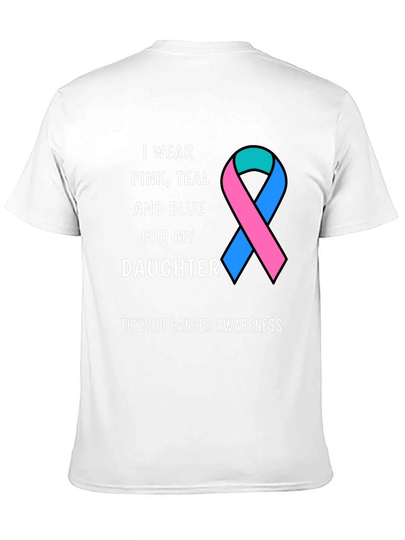 Thyroid Cancer Awareness Ribbon T-Shirt