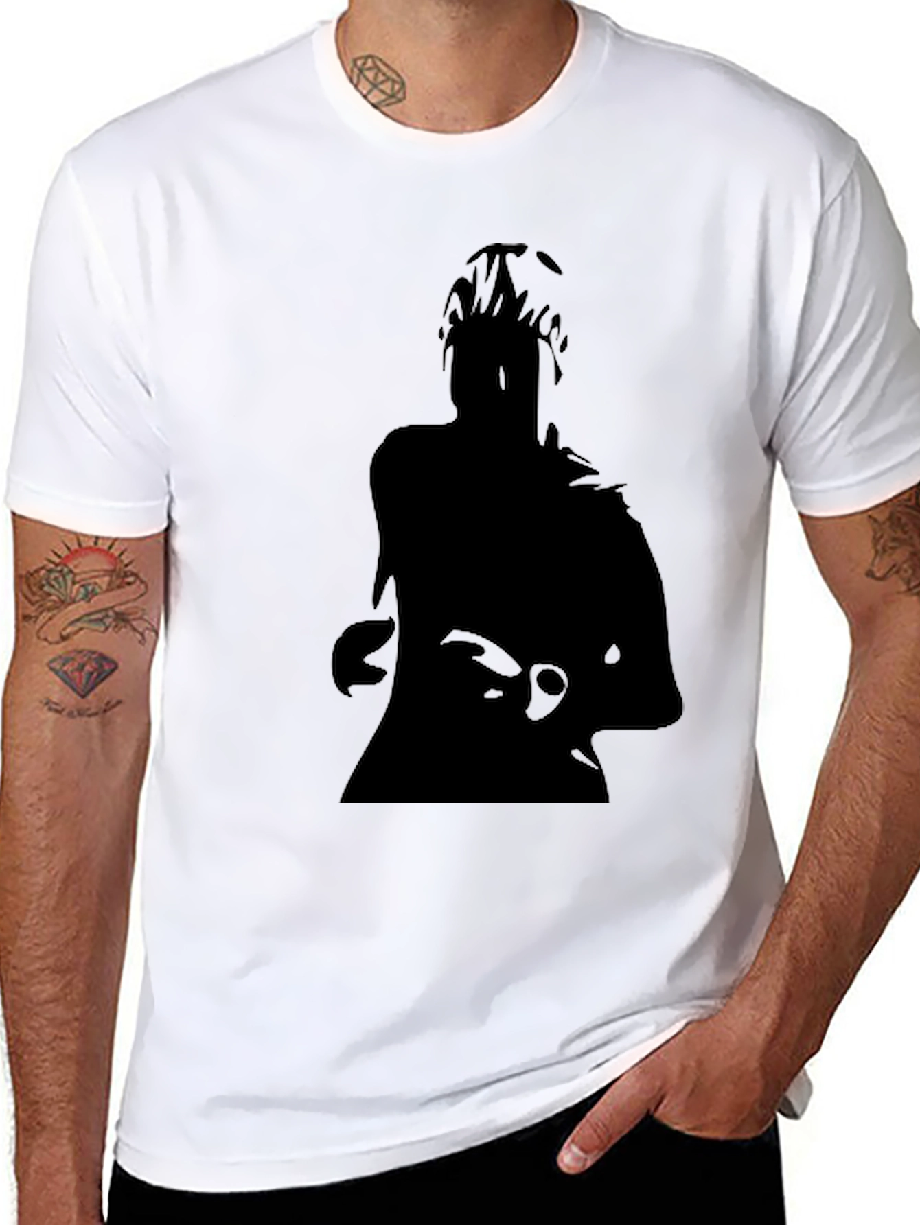 Silhouette Graphic Tee - Black