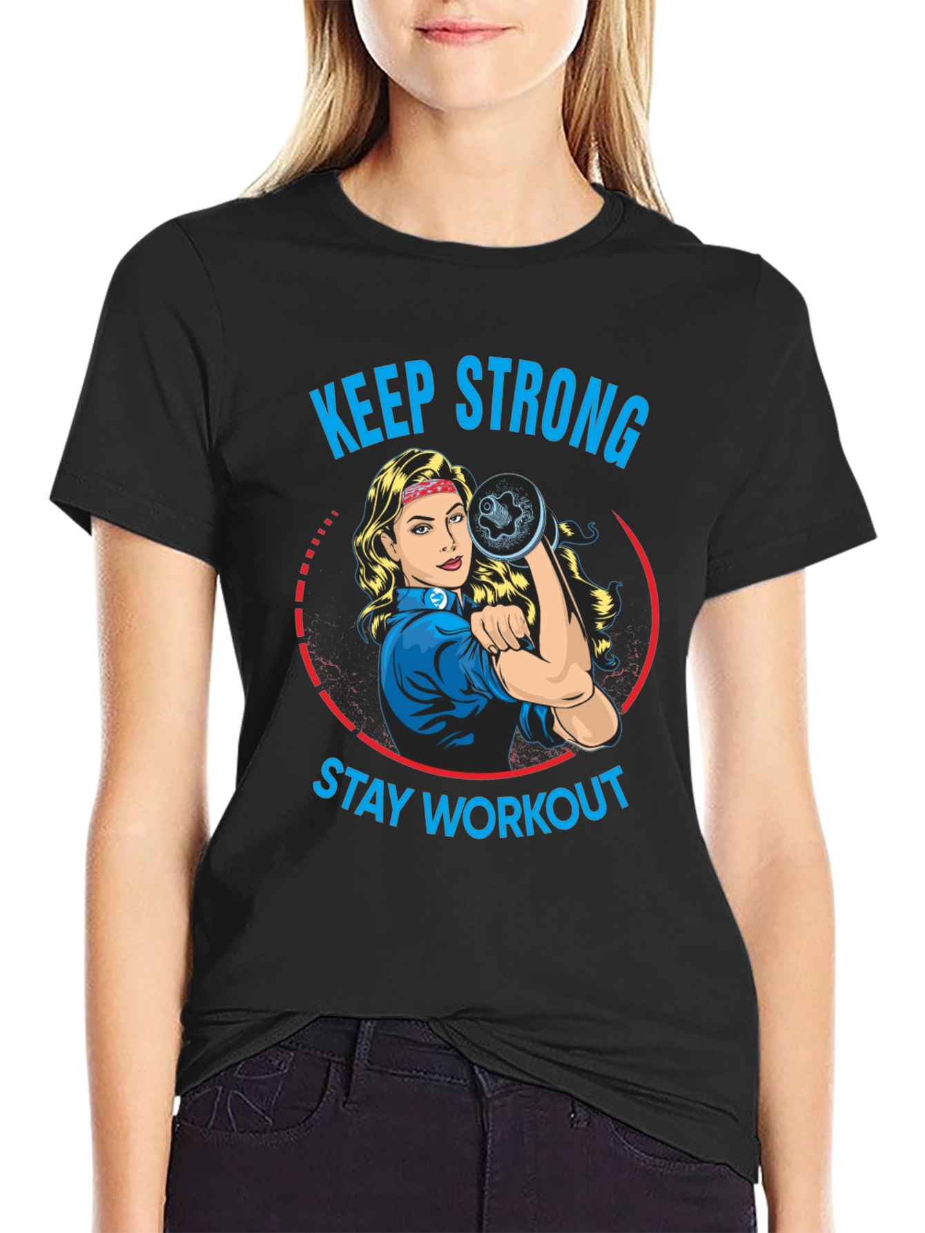 Keep Strong Stay Workout T-Shirt