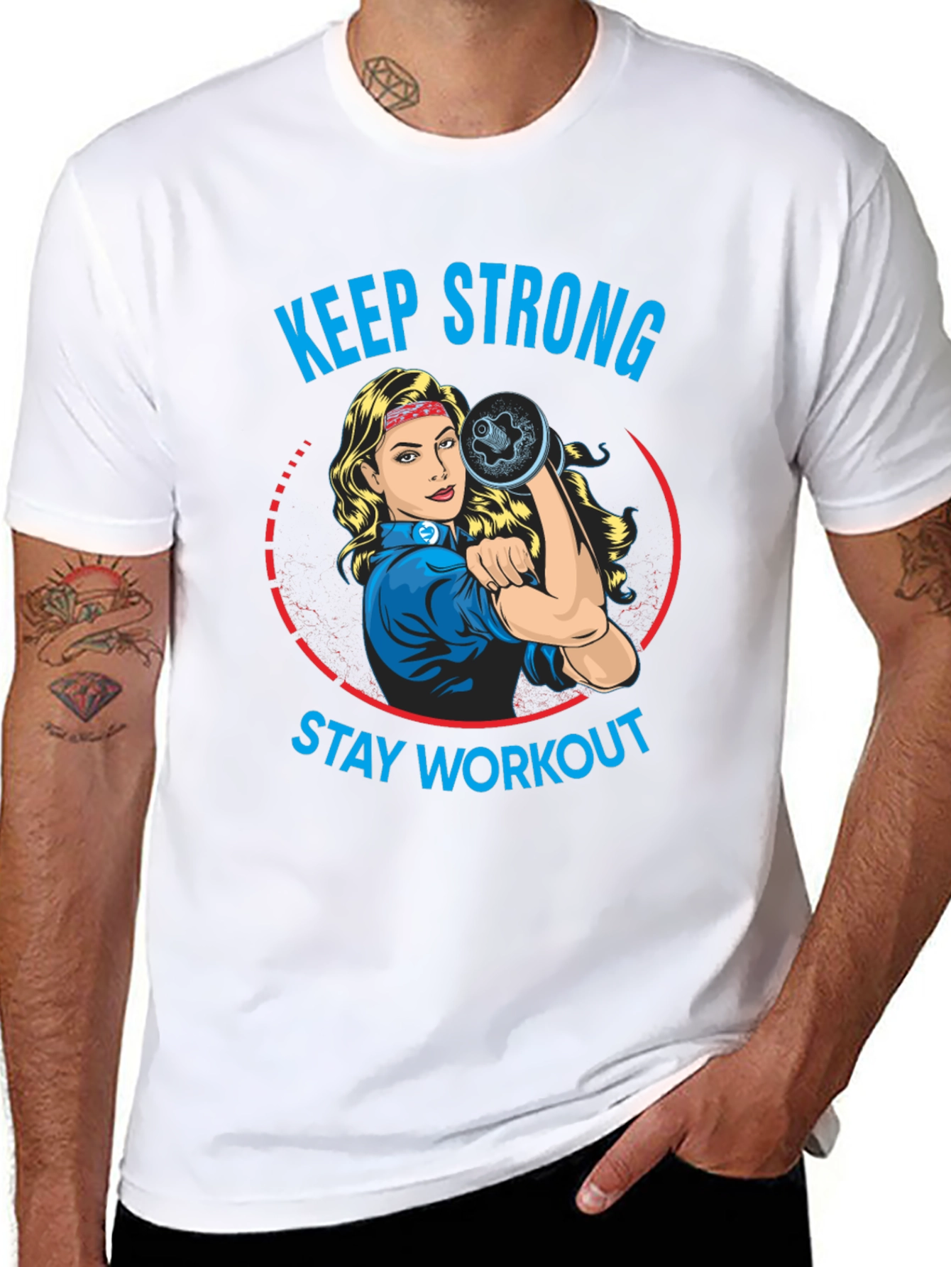 Keep Strong Stay Workout T-Shirt