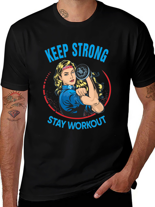 Keep Strong Stay Workout T-Shirt
