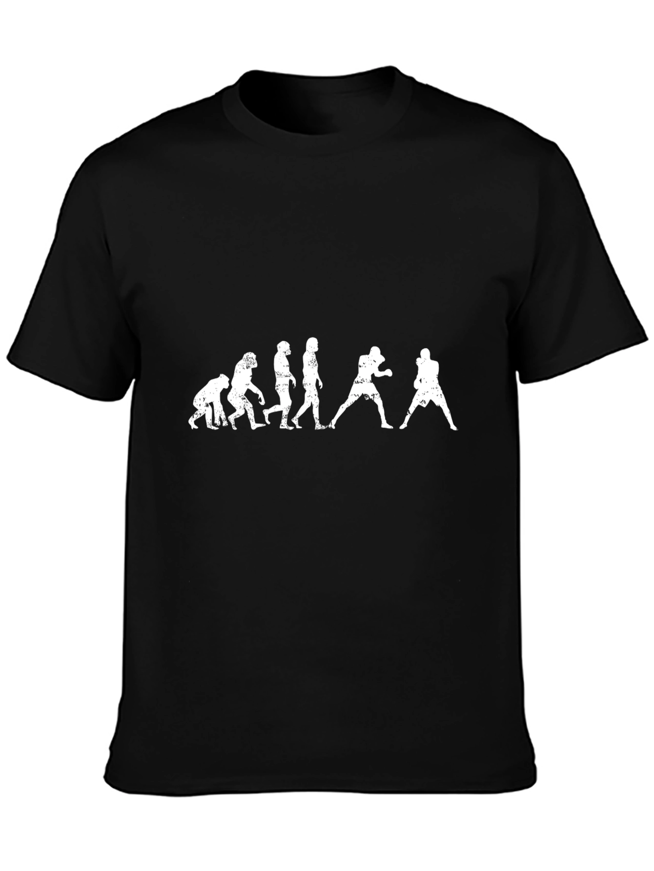 Evolution of Football Black T-Shirt