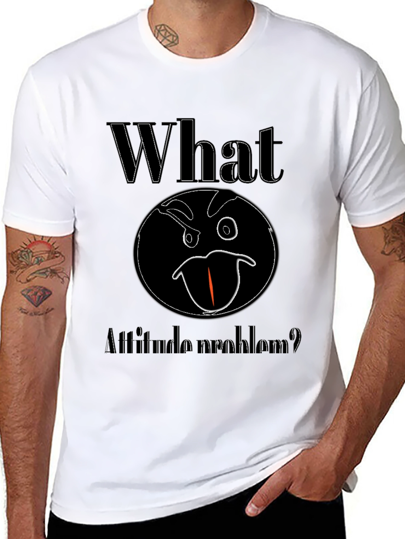 Funny Attitude T-Shirt - What Attitude Problem Graphic Tee