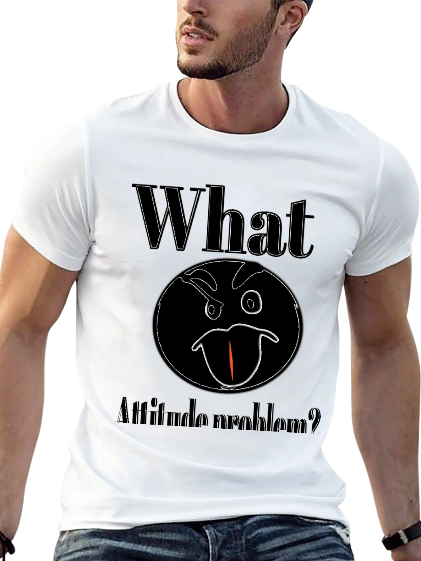 Funny Attitude T-Shirt - What Attitude Problem Graphic Tee