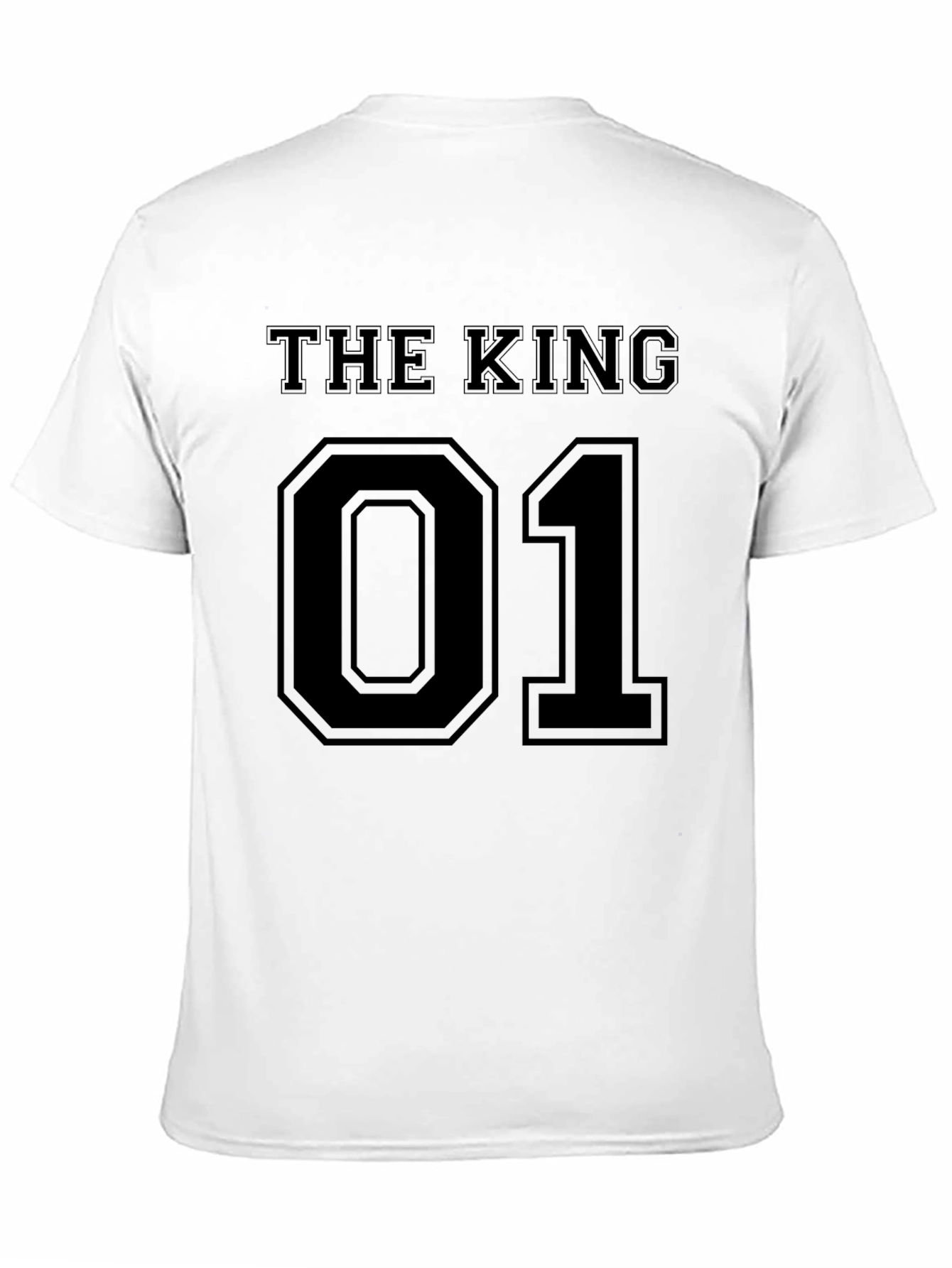 The King 01 Mens Graphic Tee - Black