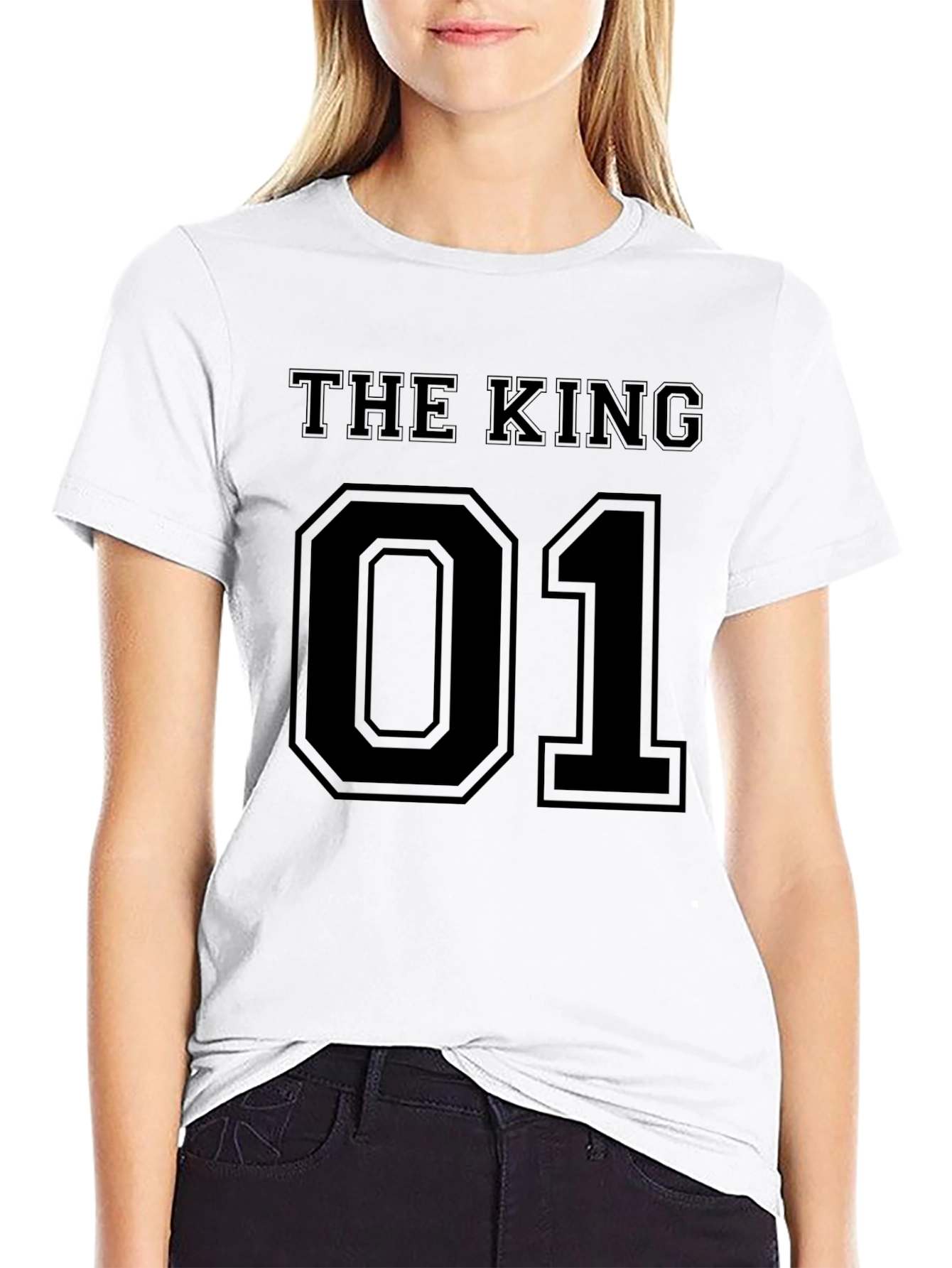 The King 01 Mens Graphic Tee - Black