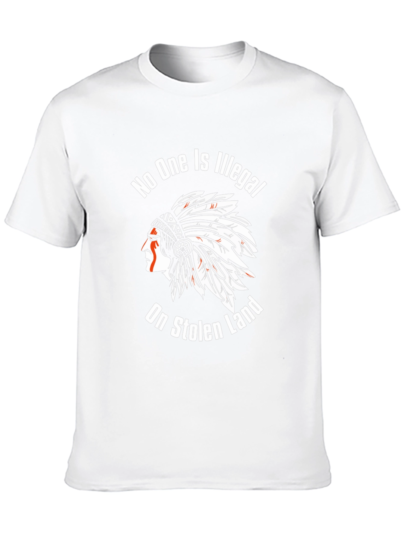 No One is Illegal on Stolen Land Graphic Tee