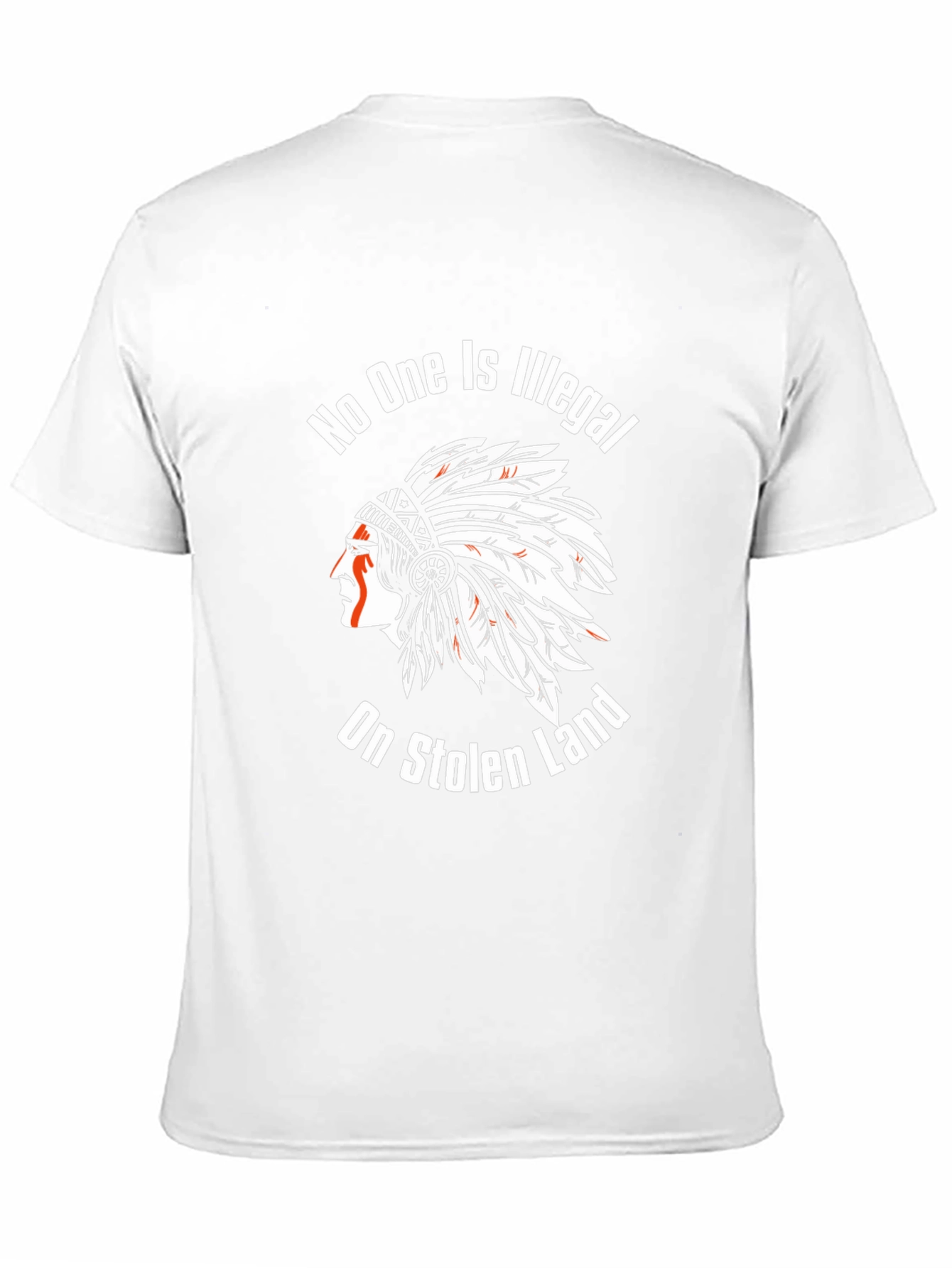 No One is Illegal on Stolen Land Graphic Tee
