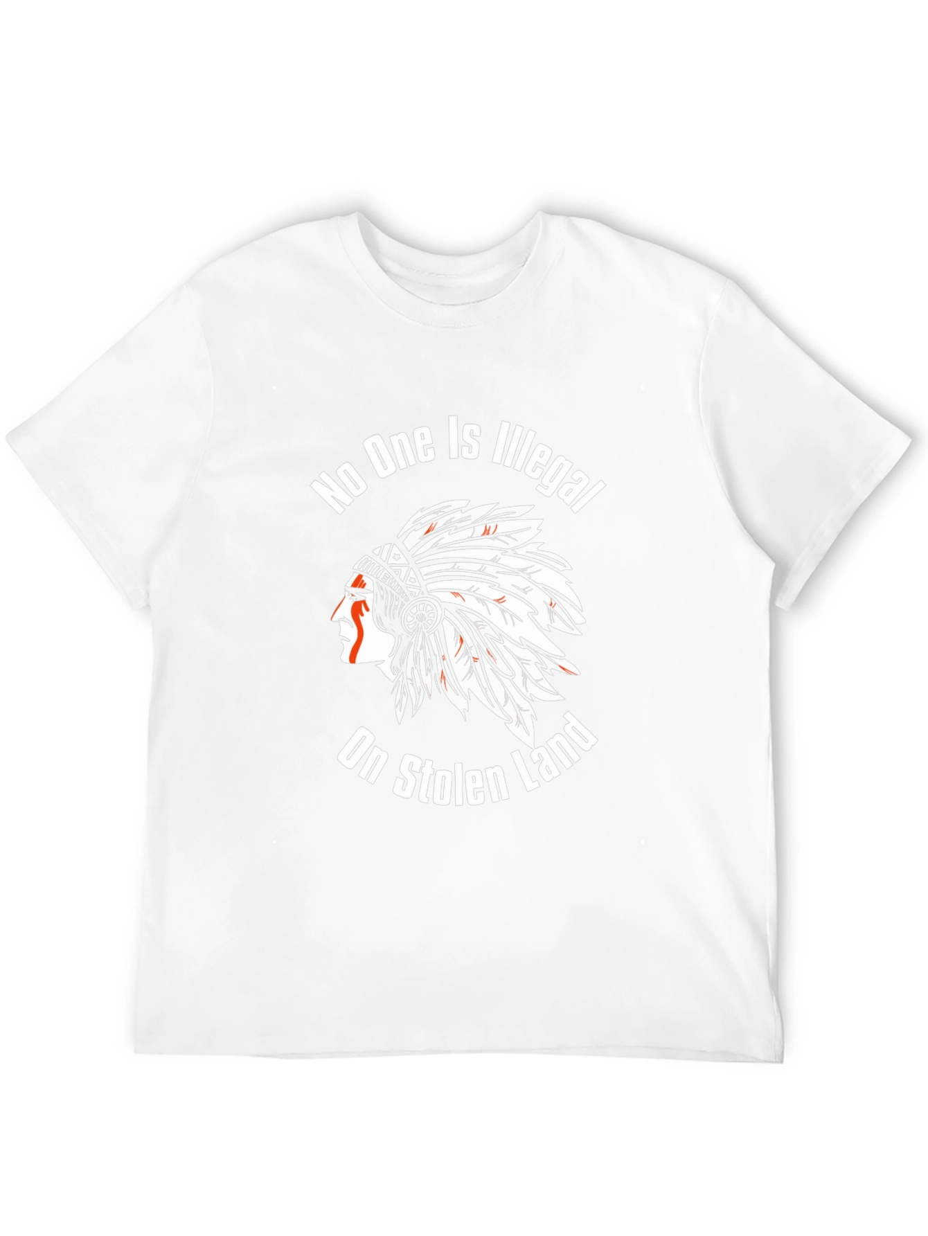 No One is Illegal on Stolen Land Graphic Tee