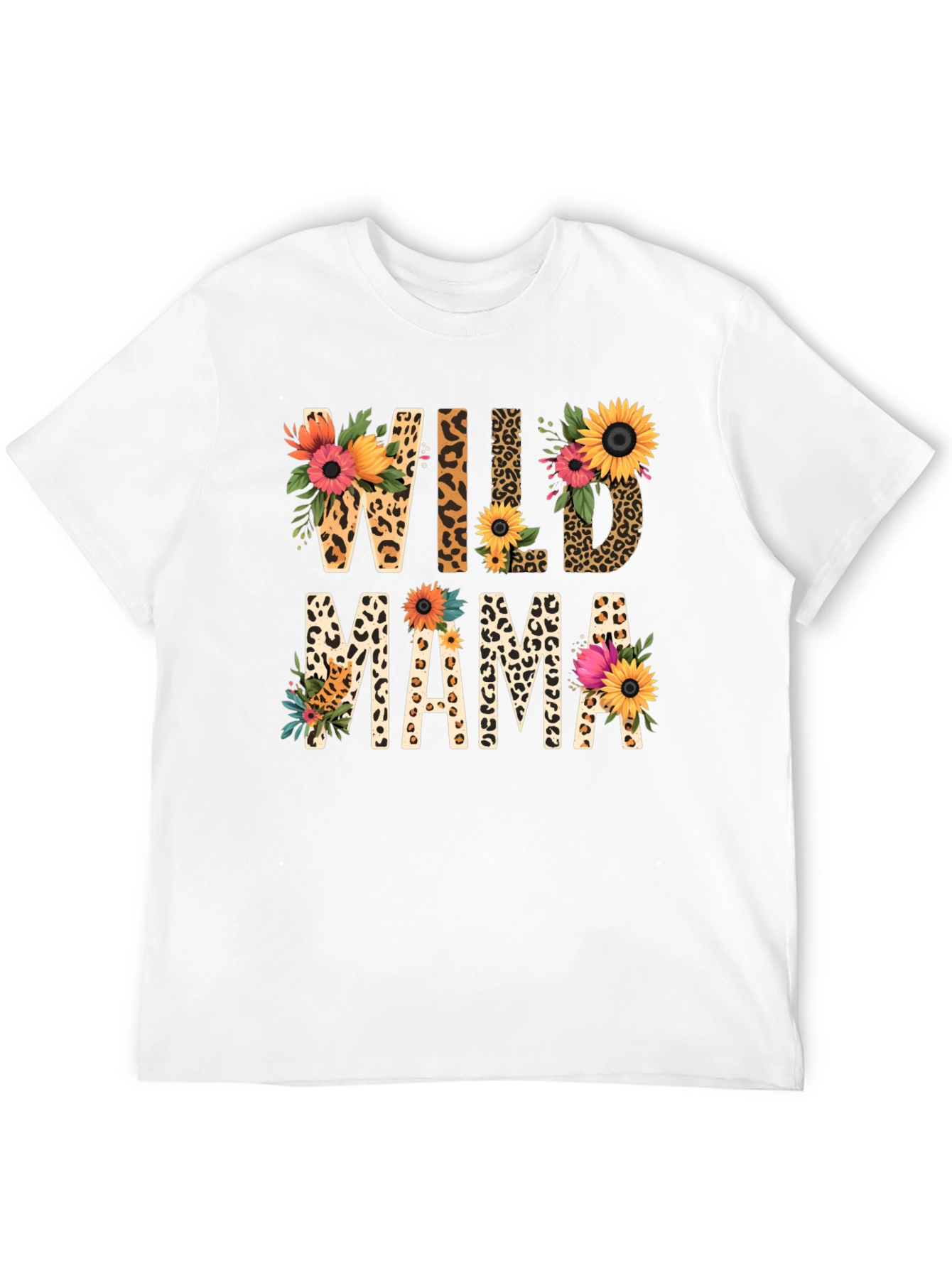 Wild Mama Leopard Print T-Shirt