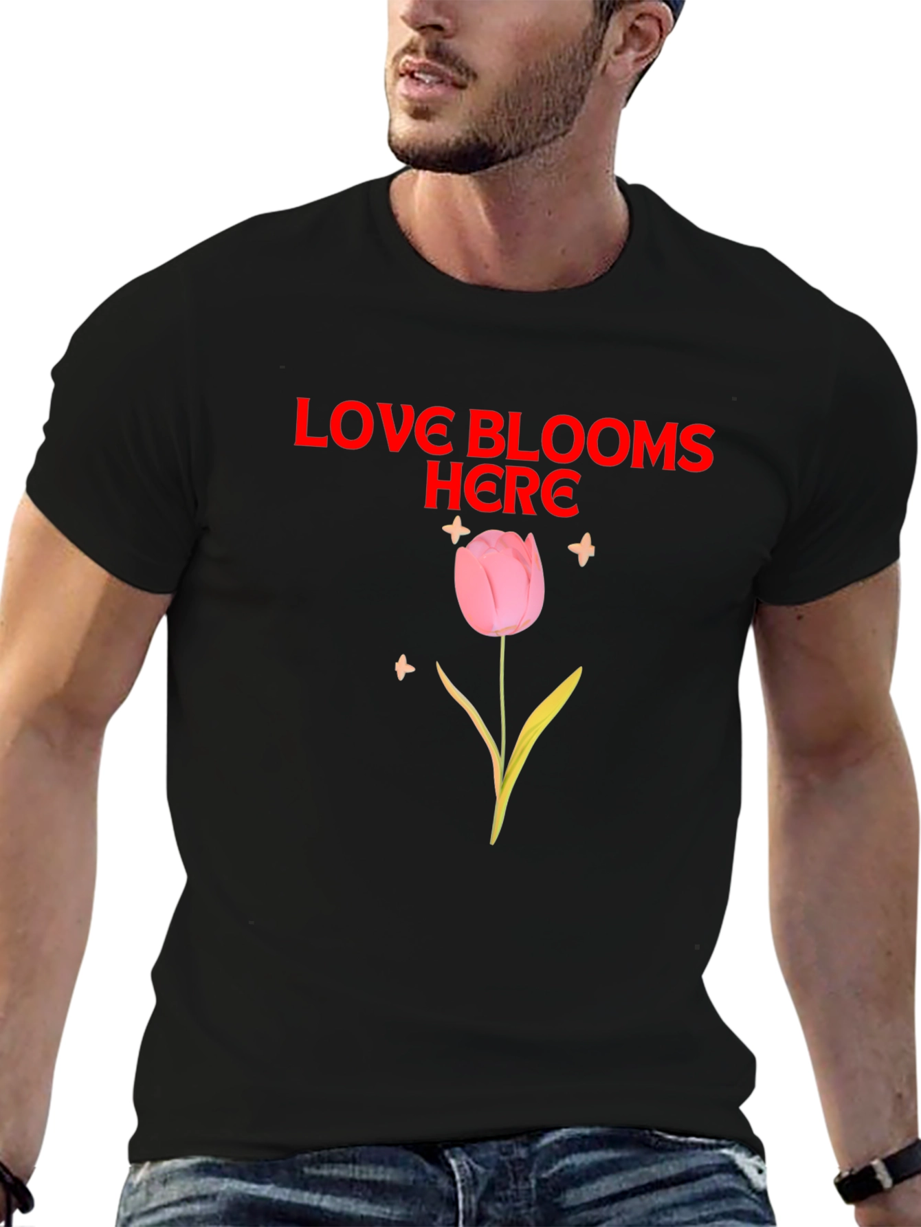 Love Blooms Here Graphic Tee