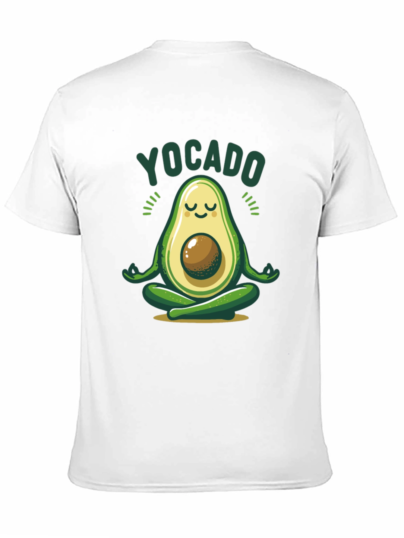 Yocado Yoga Avocado Black T-Shirt