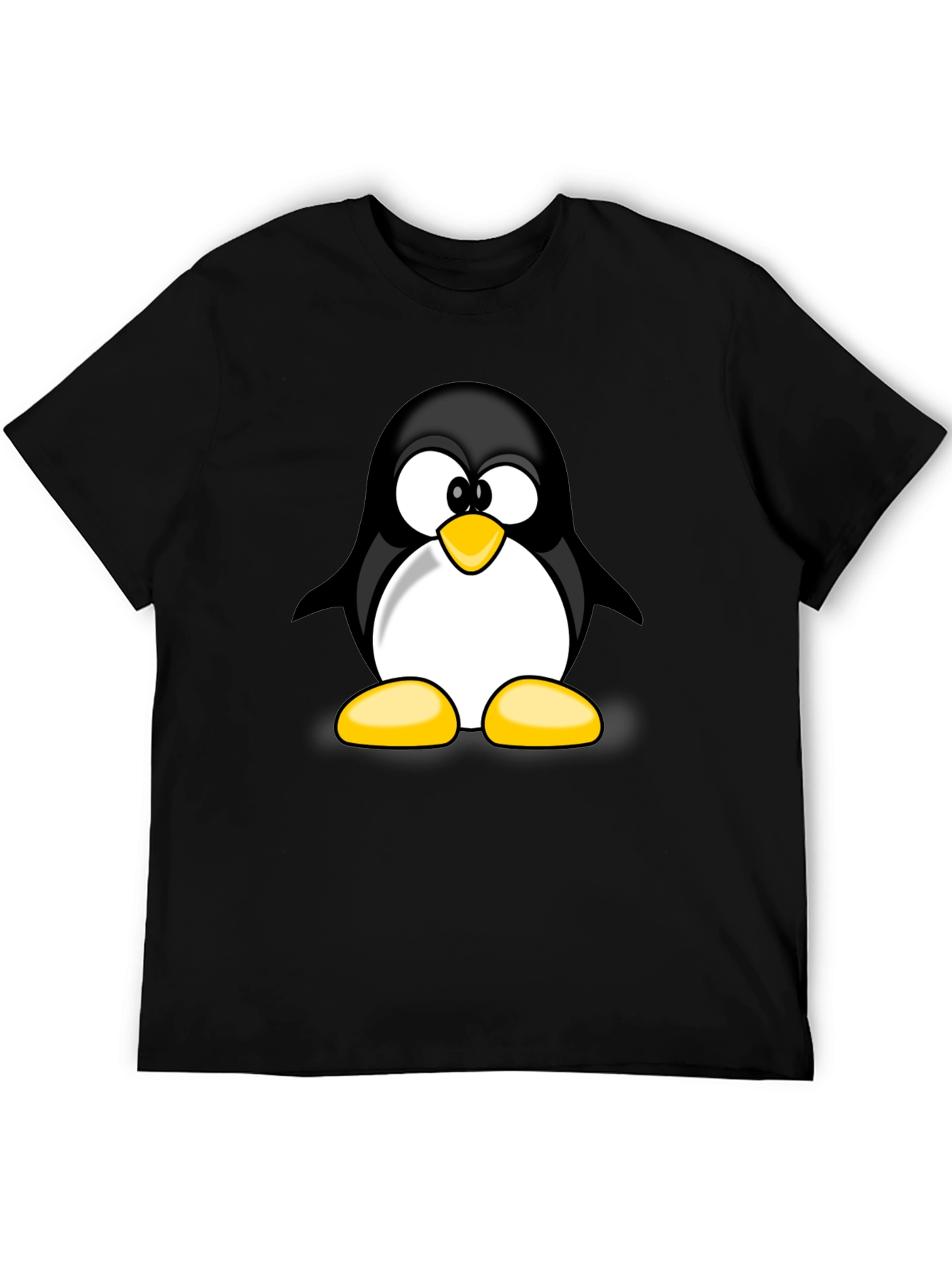 Penguin Graphic T-Shirt - Black Cotton Tee