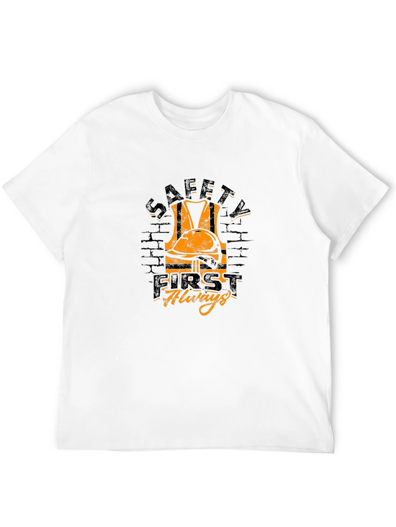 Safety First Always Graphic Tee - Black