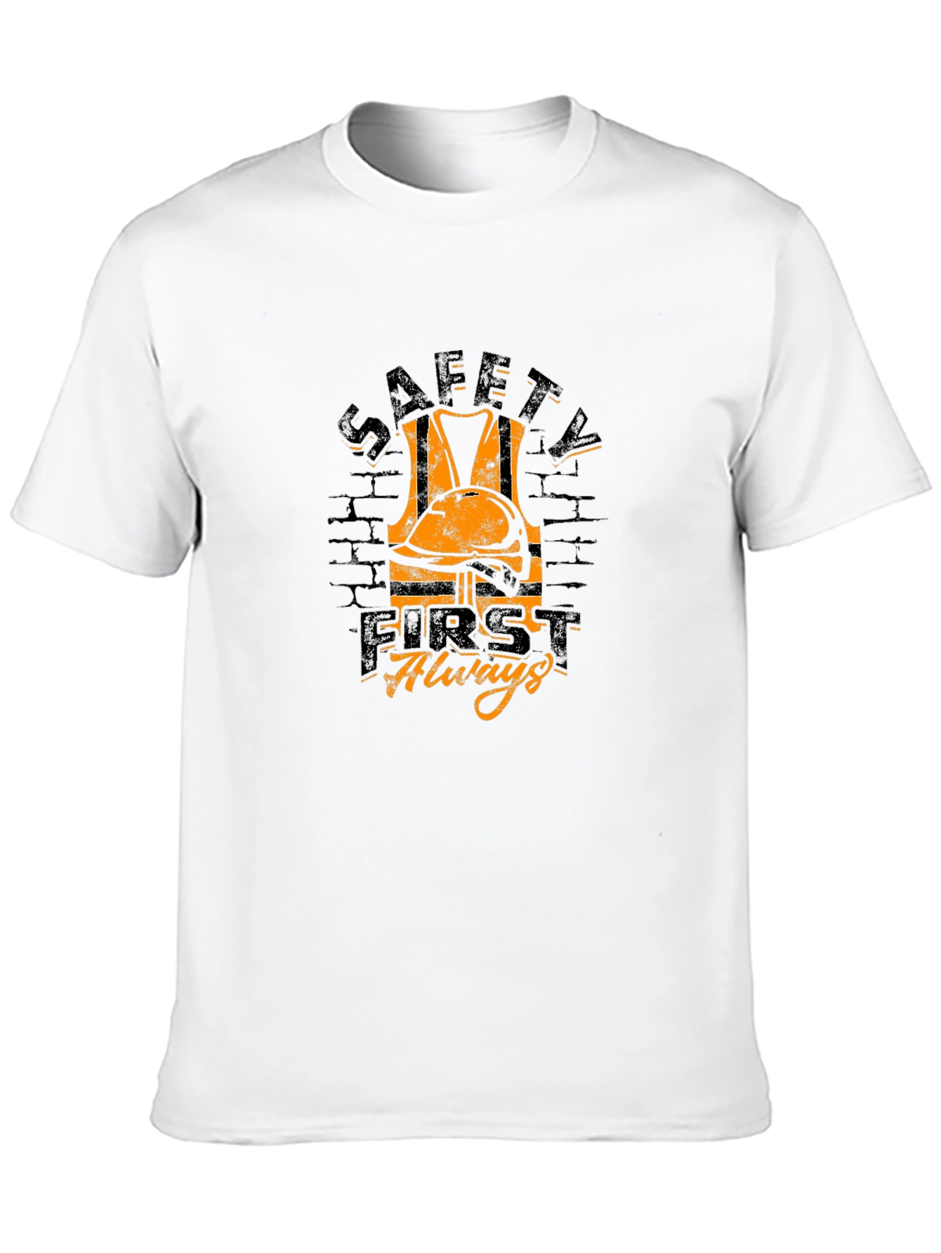 Safety First Always Graphic Tee - Black