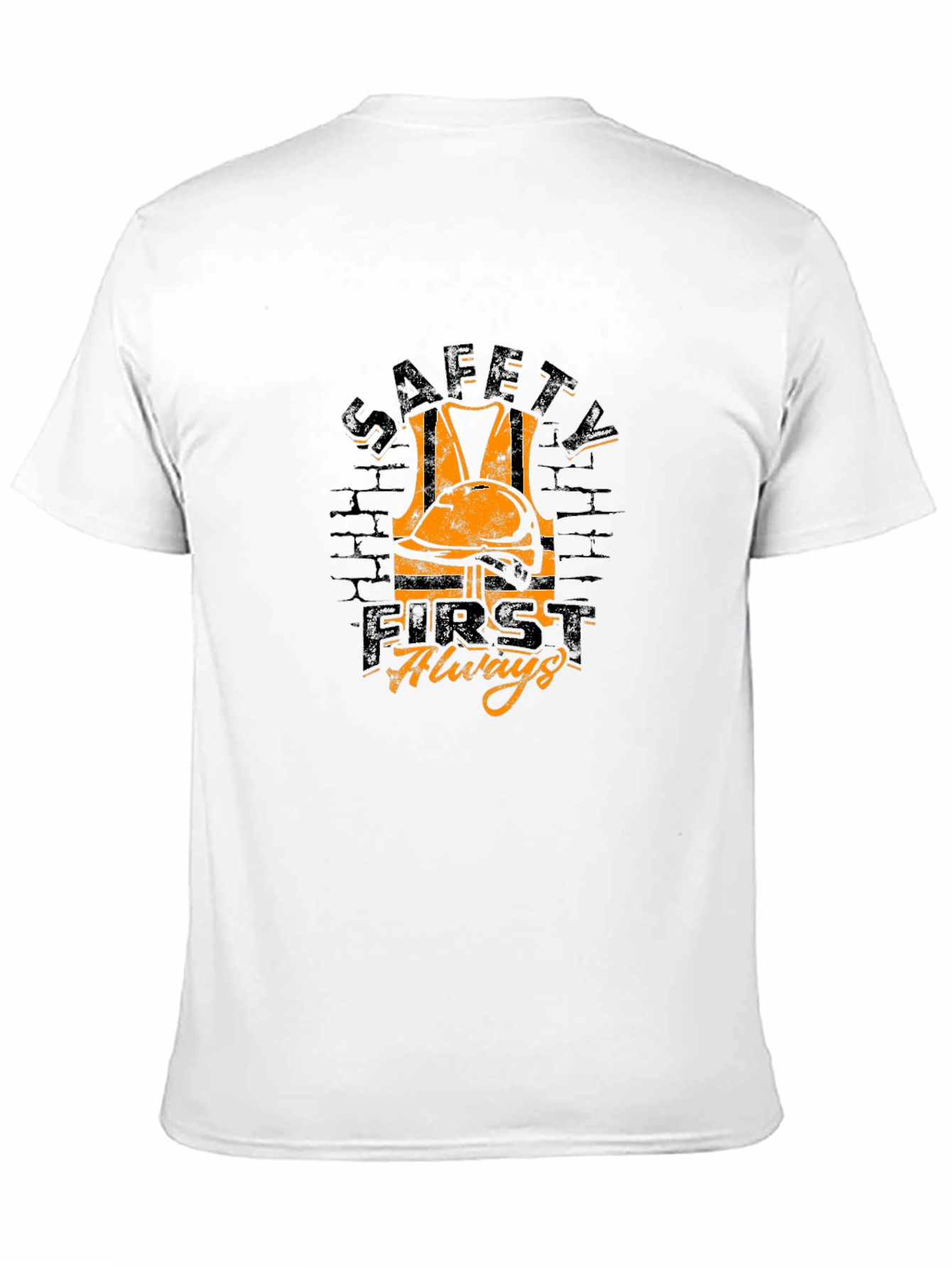 Safety First Always Graphic Tee - Black