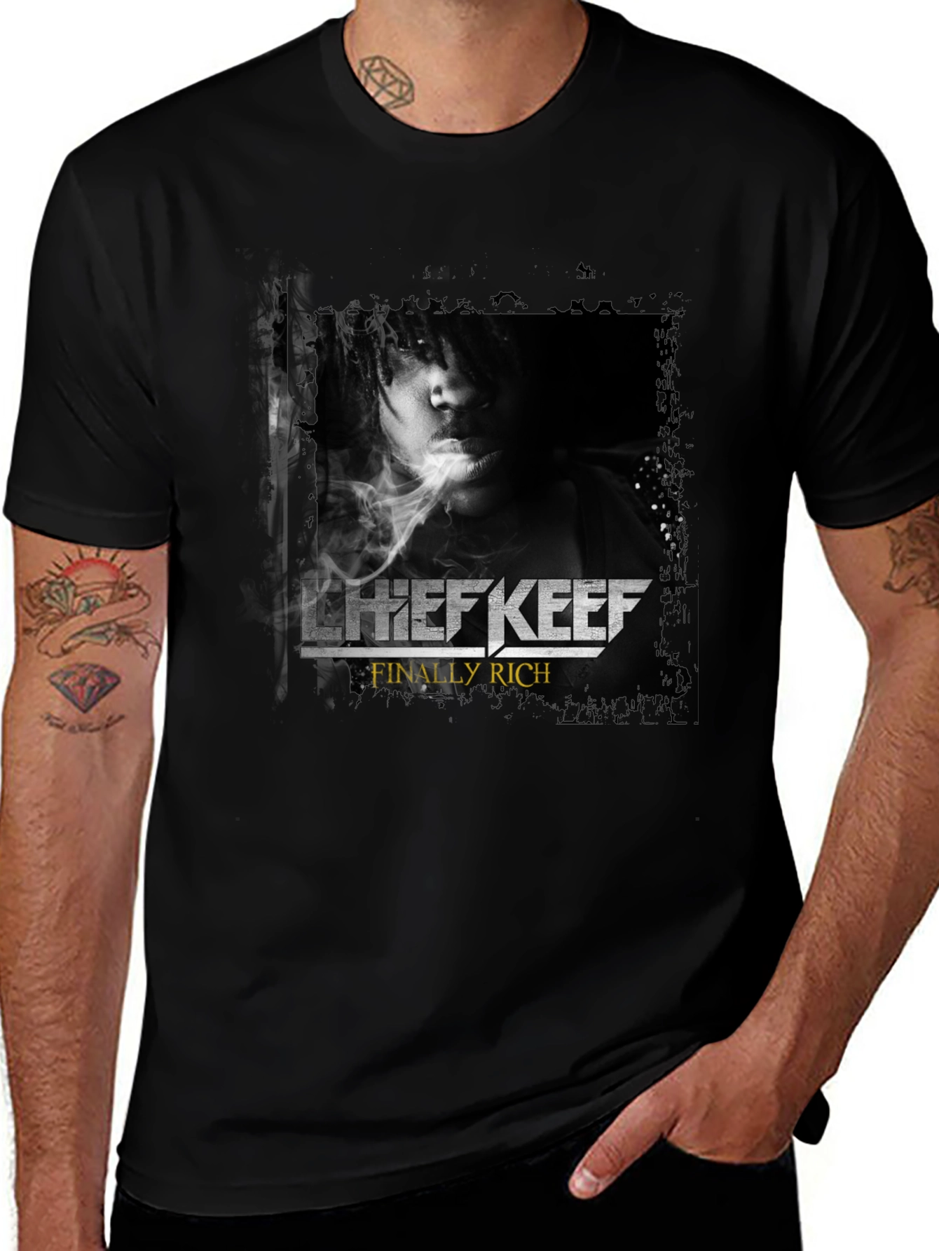 Chief Keef Finally Rich Black T-Shirt