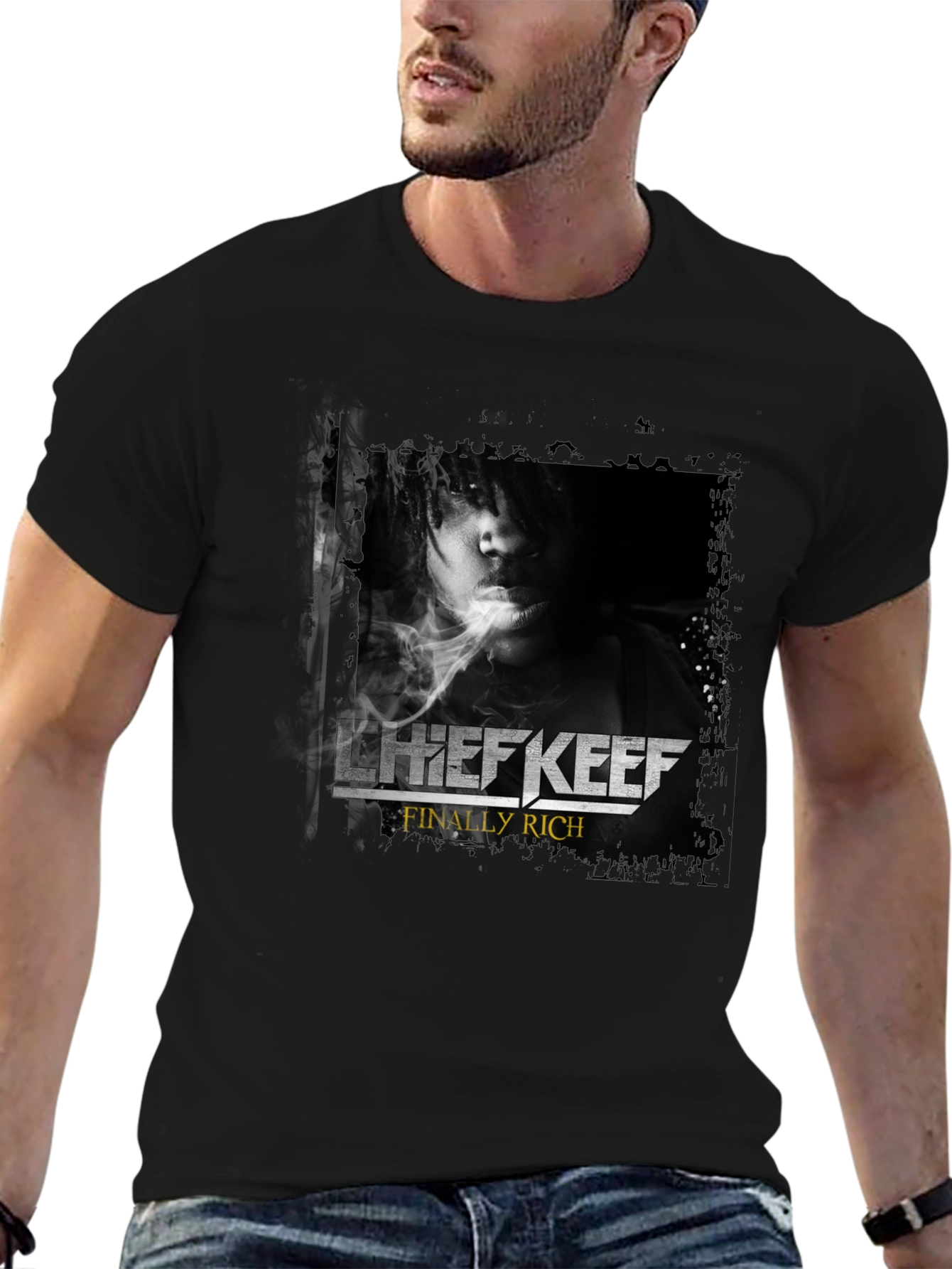Chief Keef Finally Rich Black T-Shirt