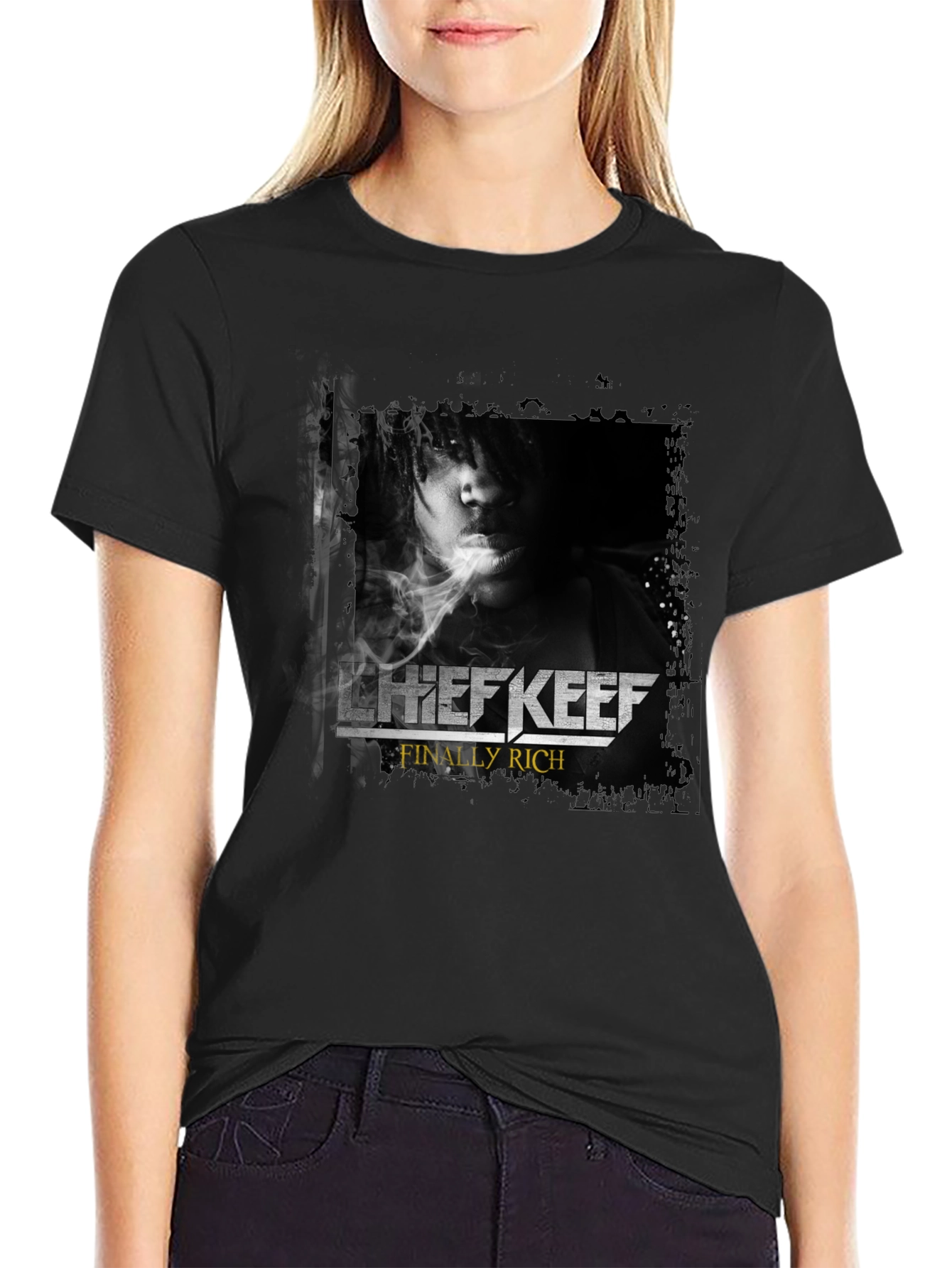 Chief Keef Finally Rich Black T-Shirt
