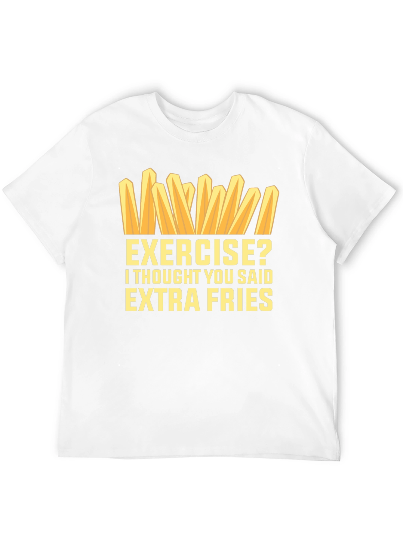 Extra Fries Graphic T-Shirt - Funny Foodie Tee