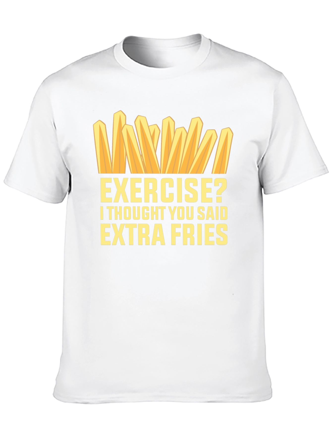 Extra Fries Graphic T-Shirt - Funny Foodie Tee