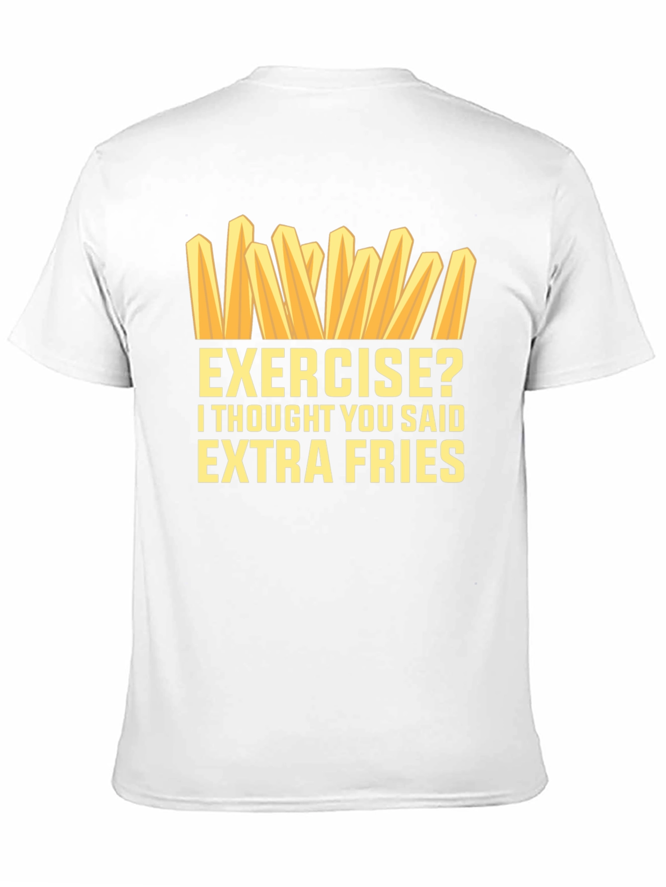 Extra Fries Graphic T-Shirt - Funny Foodie Tee