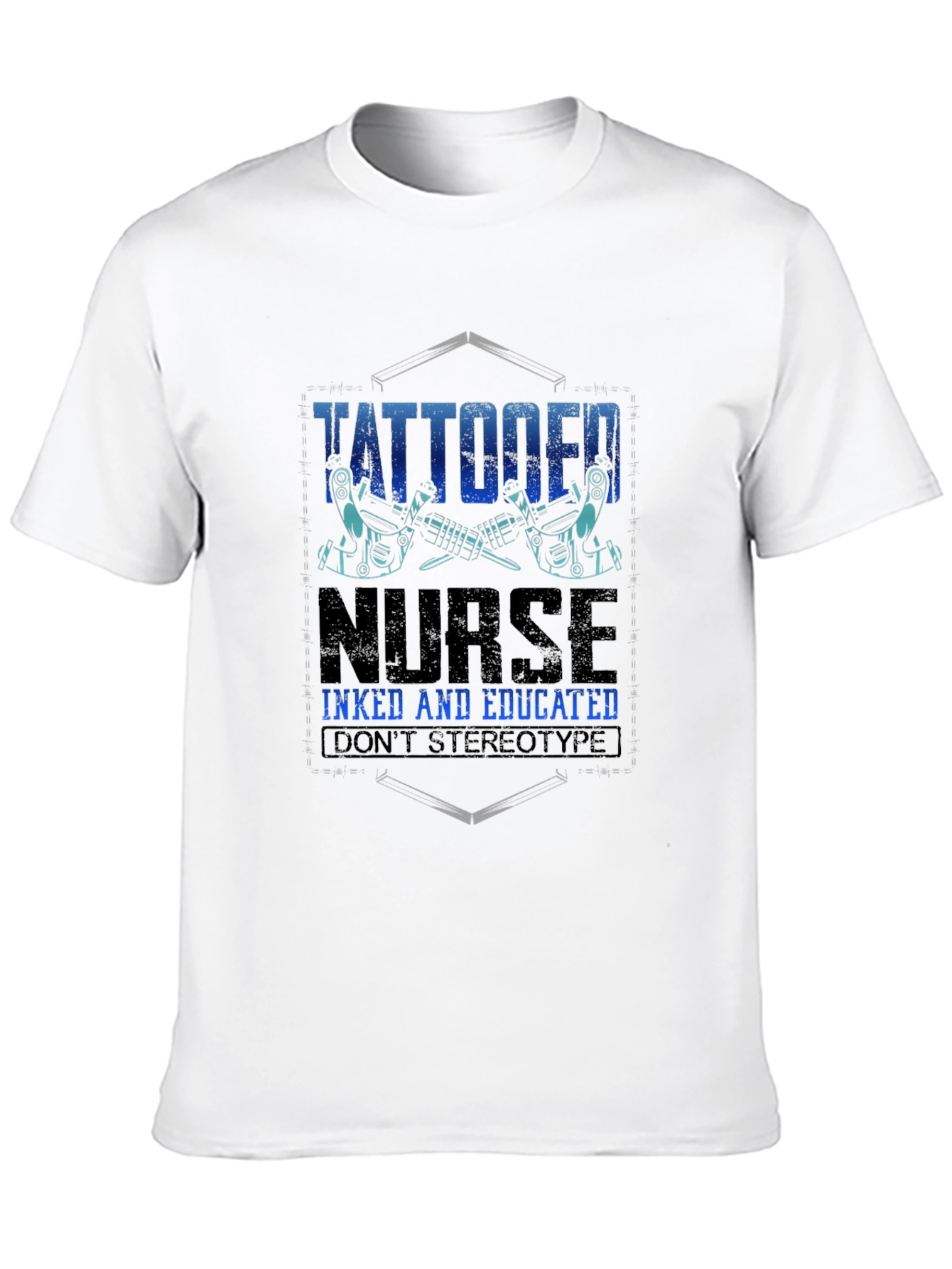 Tattooed Nurse T-Shirt - Inked and Educated