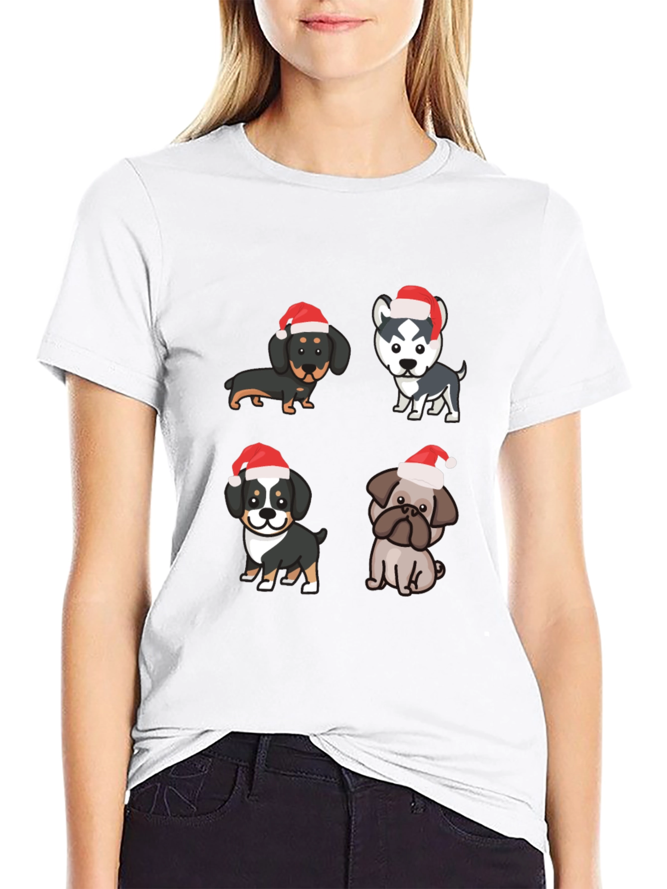 Festive Dog Breed Christmas T-Shirt