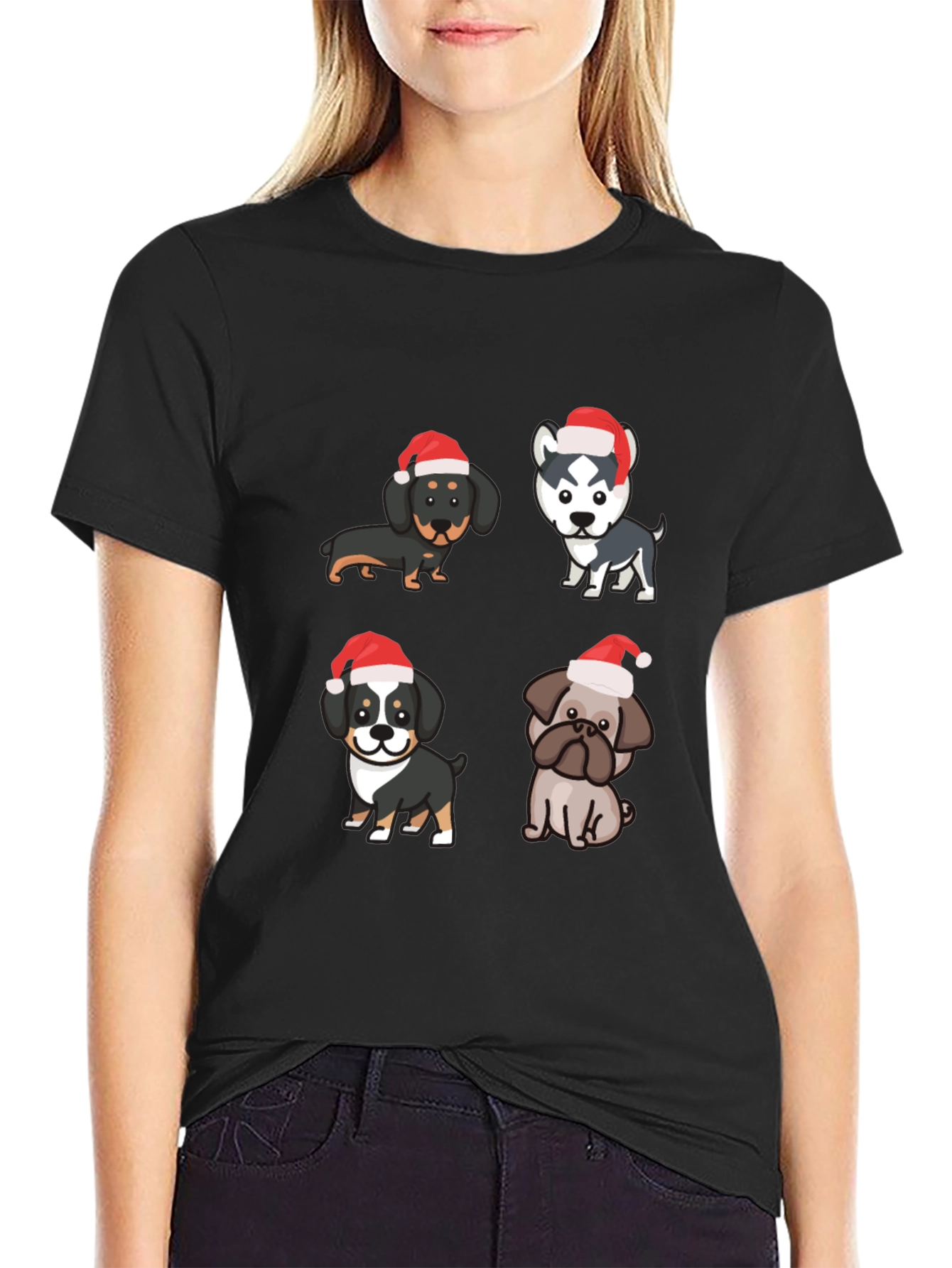 Festive Dog Breed Christmas T-Shirt