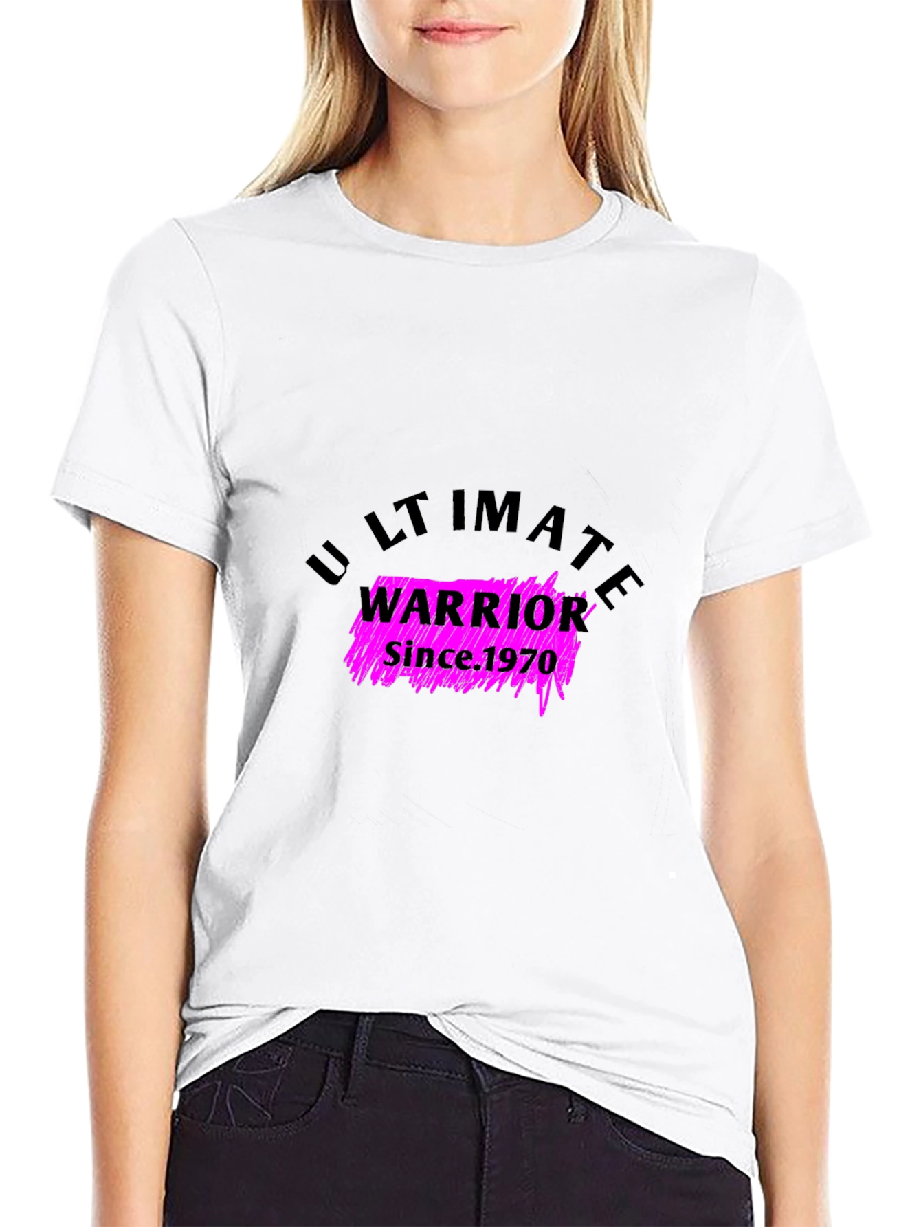 Ultimate Warrior Since 1970 Black T-Shirt